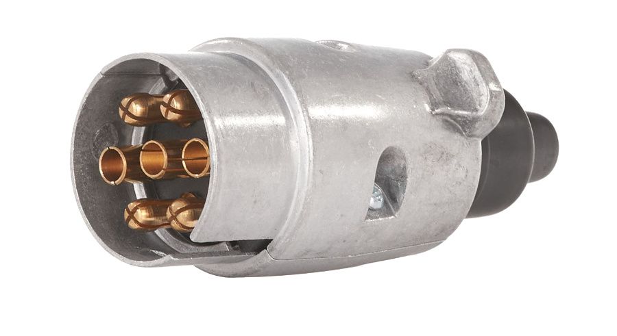 Wtyczka Wtyk Do Przyczepy 7 PIN 12V ALU G02325