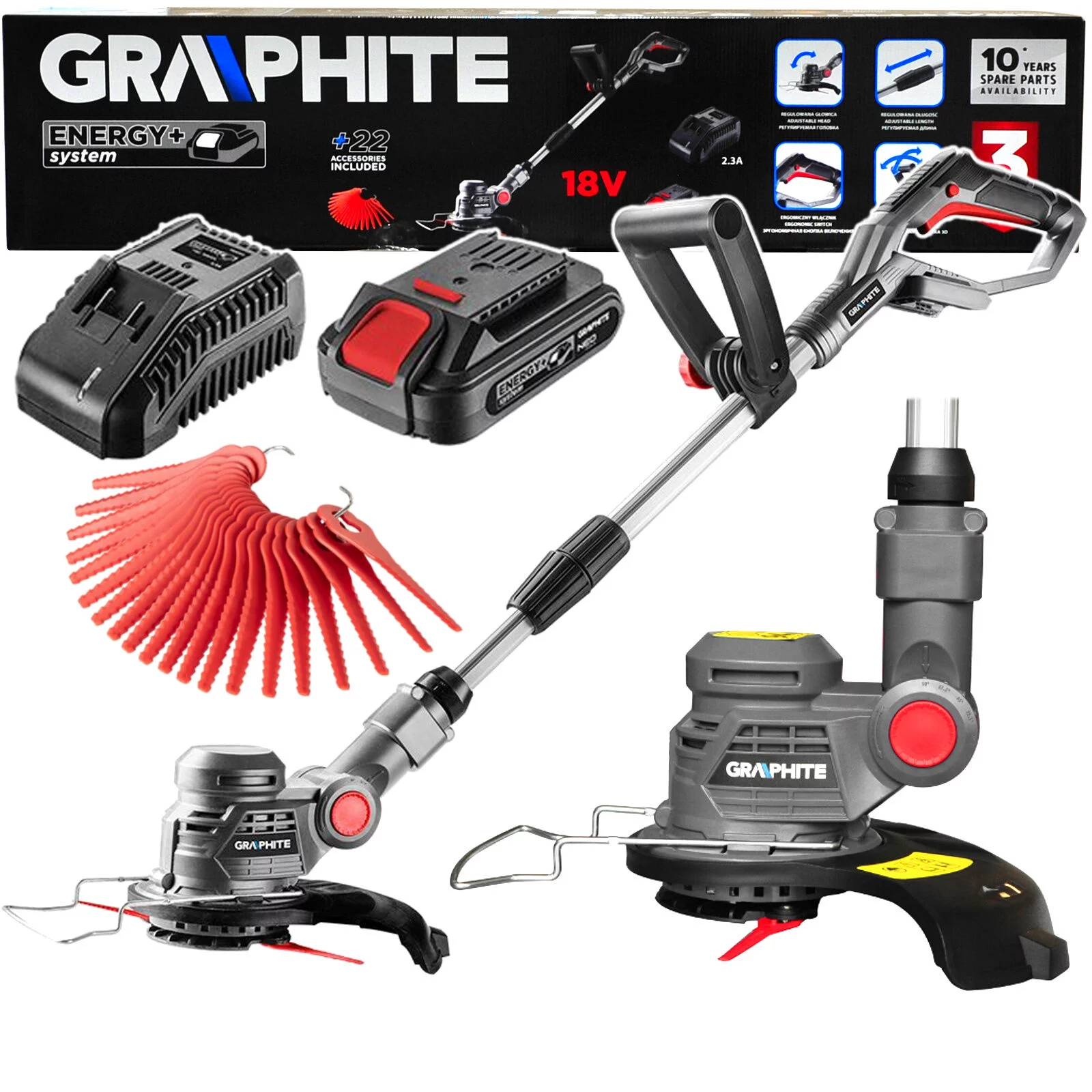 PODKASZARKA AKUMULATOROWA kpl + ład + aku