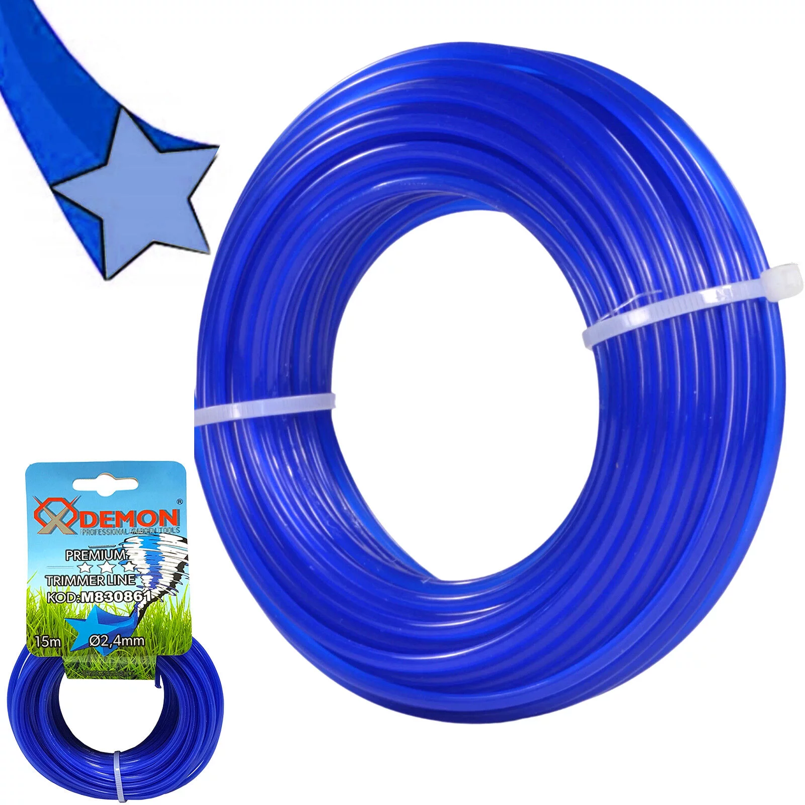 ŻYŁKA 2.4mm* 15m GWIAZDKA