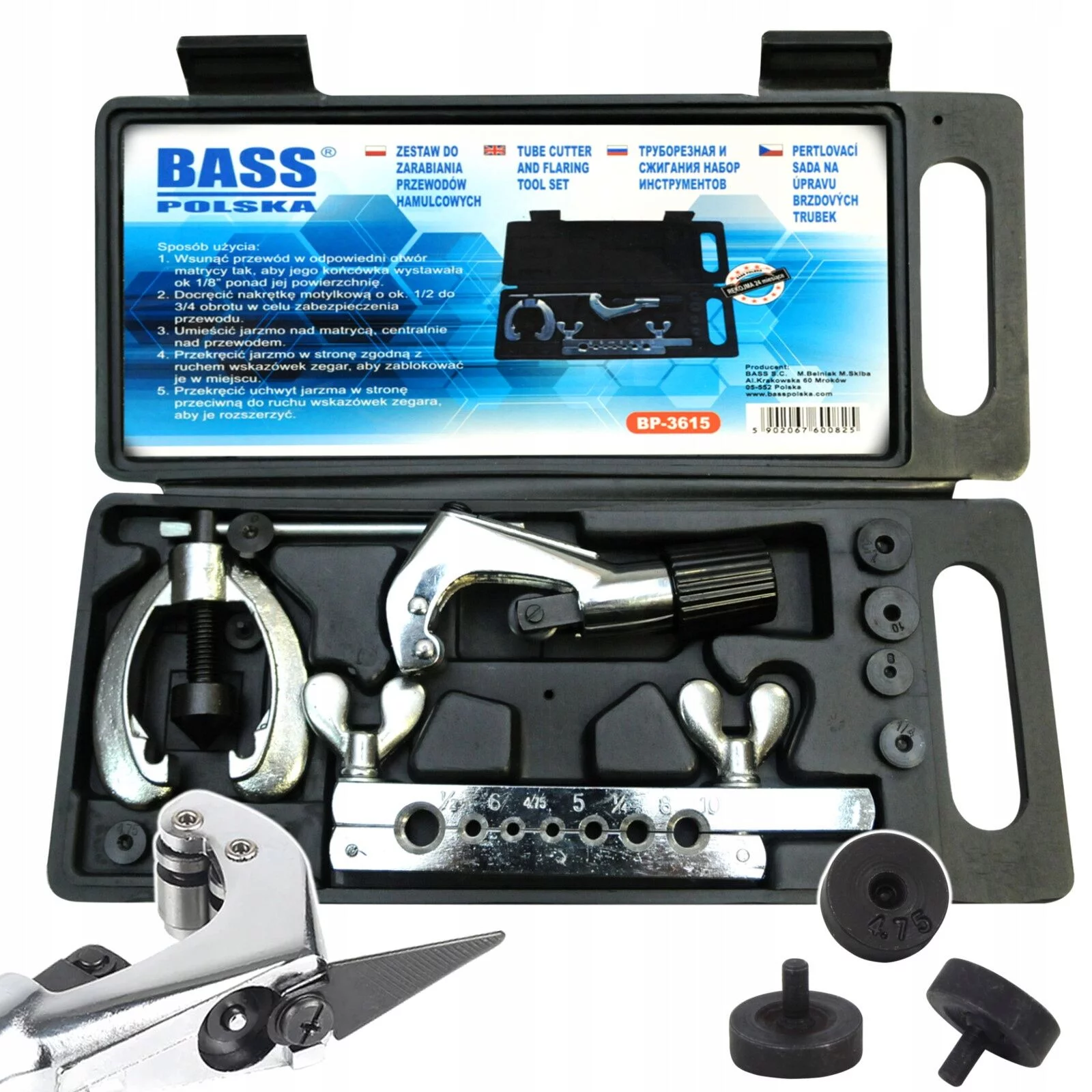 ZESTAW DO ZARABIANIA PRZEWODÓW HAMULCOWYCH