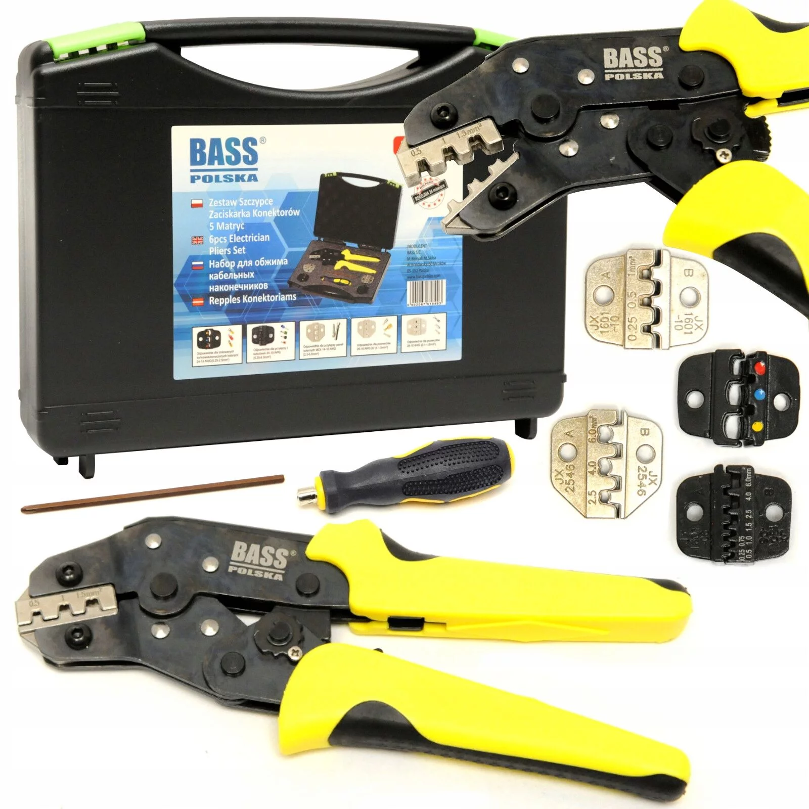 SZCZYPCE DO KONEKTORÓW 5 MATRYC