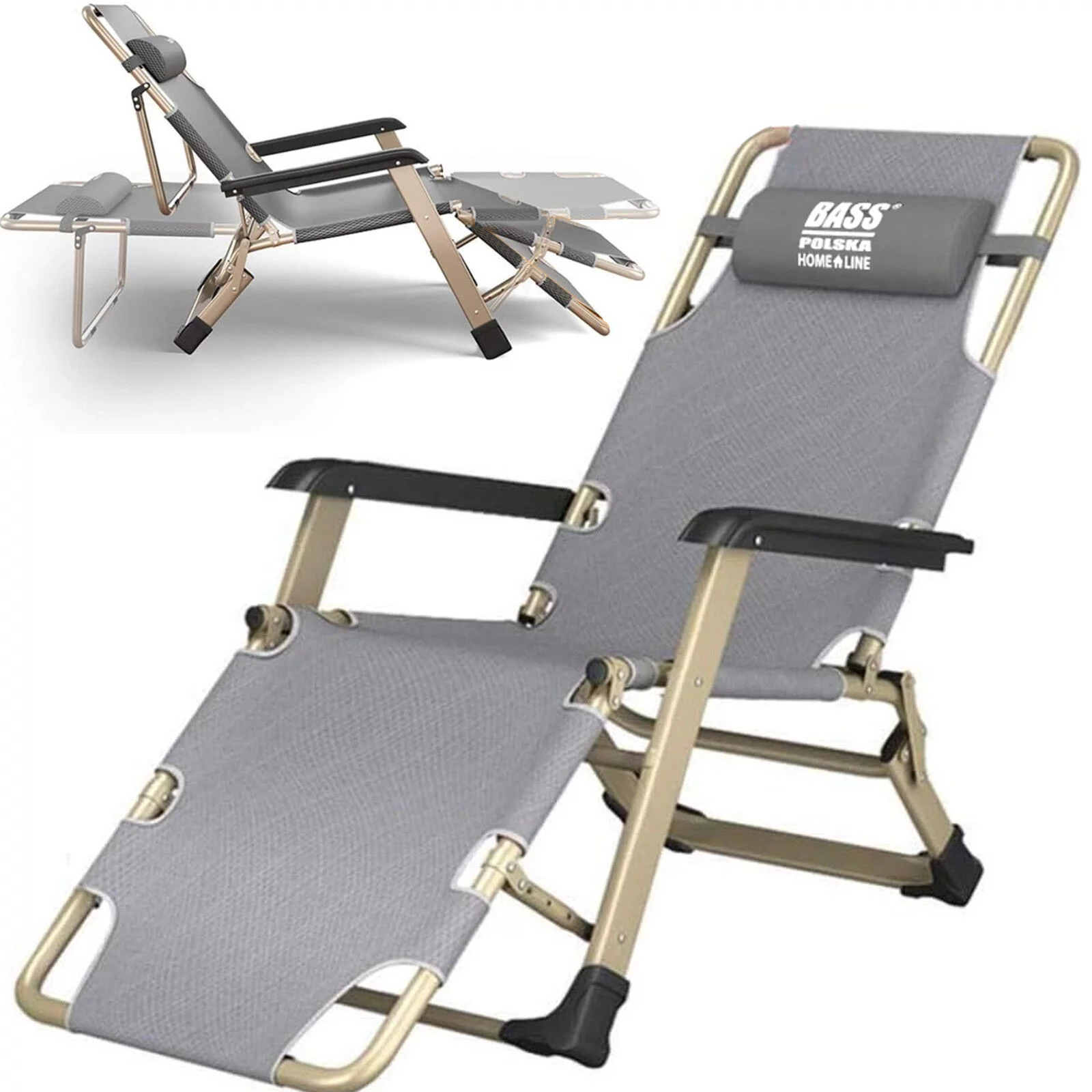 SKŁADANY LEŻAK TURYSTYCZNY