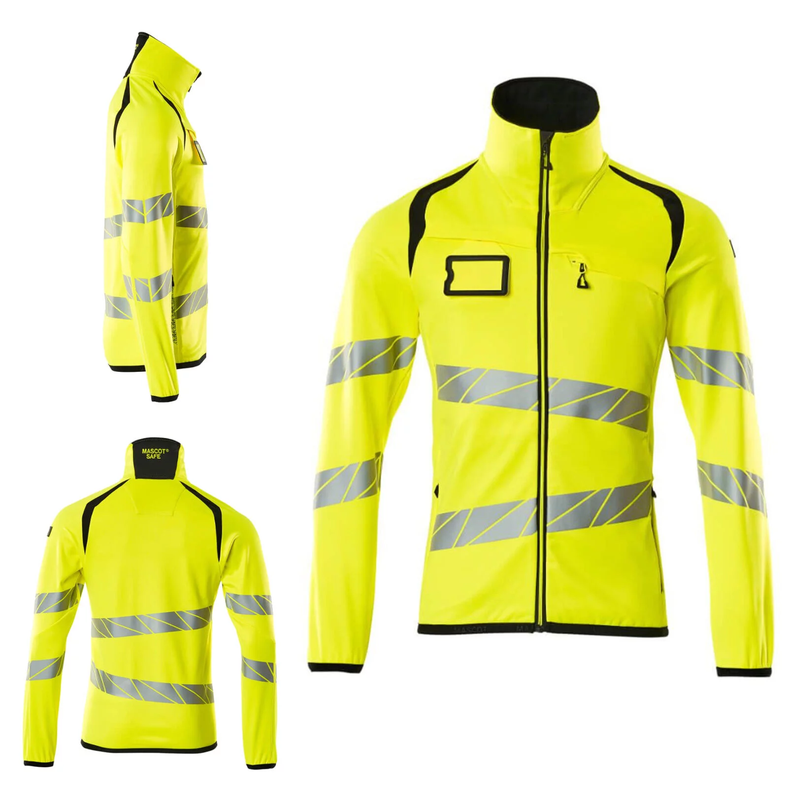 BLUZA ROBOCZA HI-VIS YELLOW/BLACK L