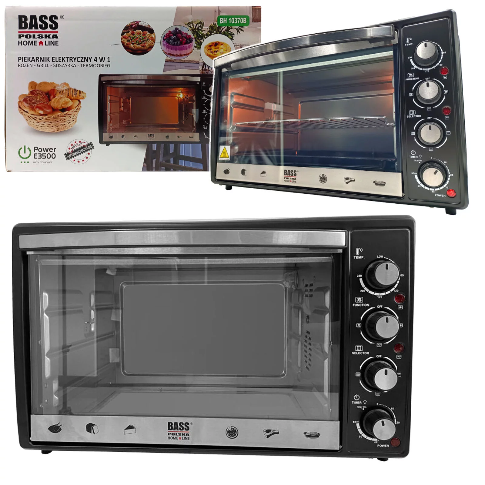 PIEKARNIK ELEKTRYCZNY 4w1 48L 10370B