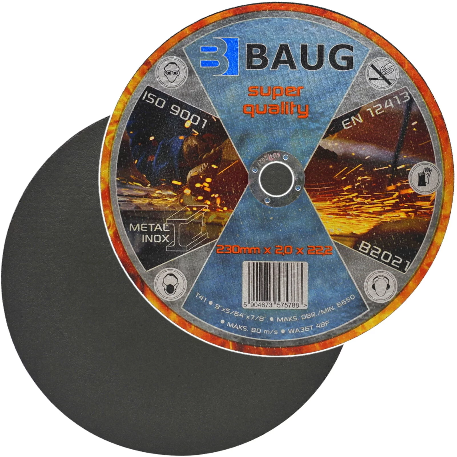 TARCZA DO METALU 230x2,0 BAUG