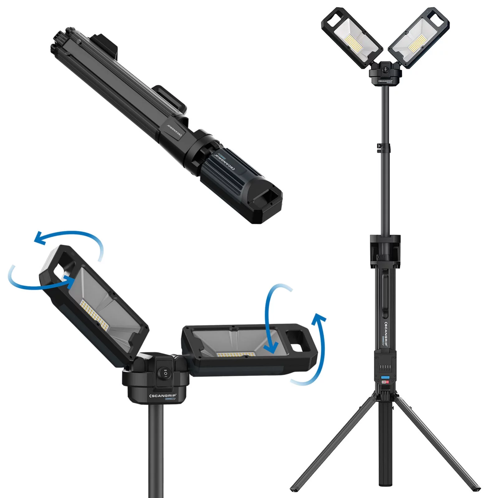 LAMPA BUDOWALANA 5000LM +statyw