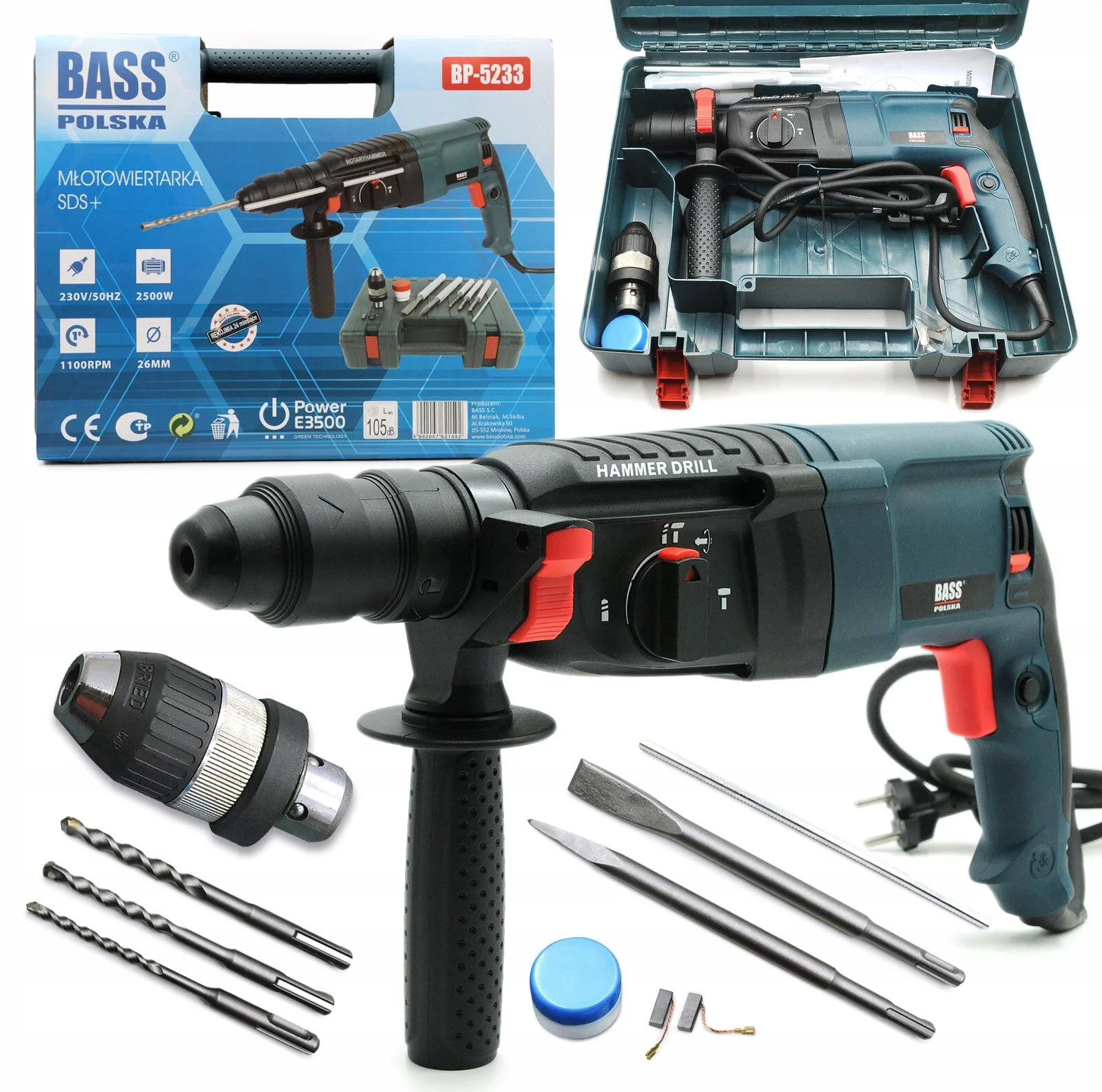 MŁOTOWIERTARKA SDS BP-5233