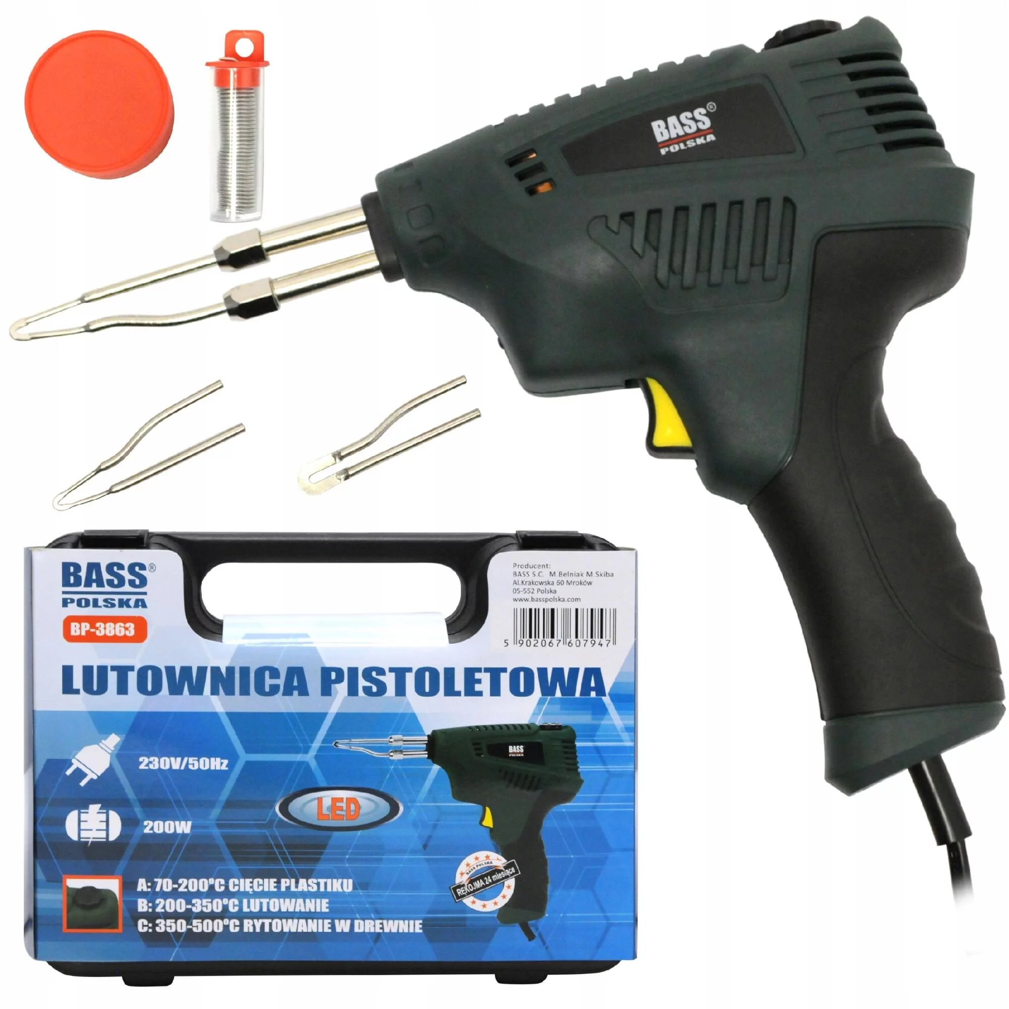 LUTOWNICA TRANSFORMATOROWA 200W 3863