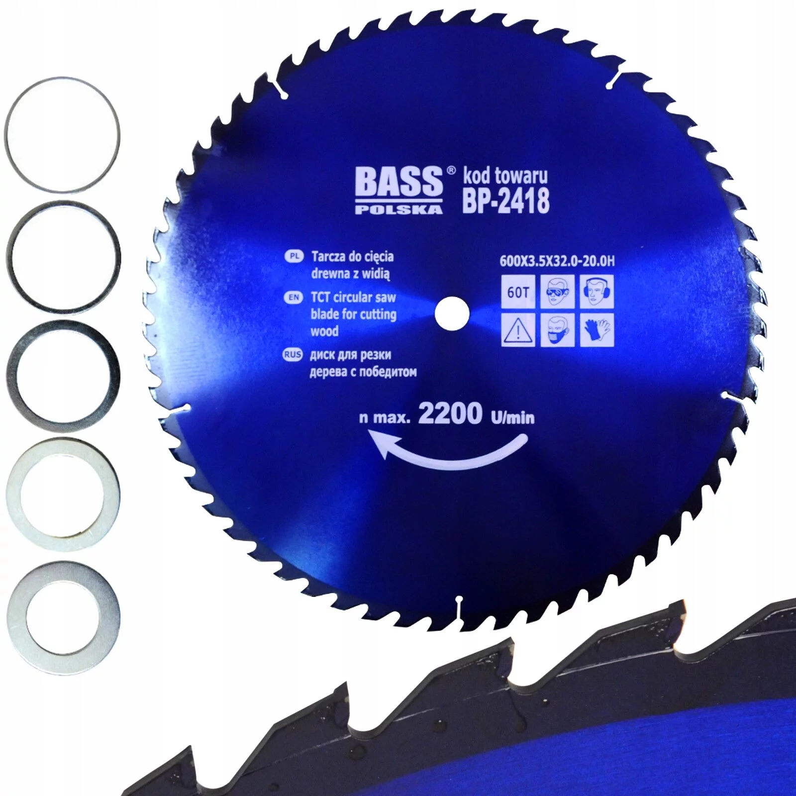 TARCZA PIŁA WIDIOWA 600X32MM 60Z