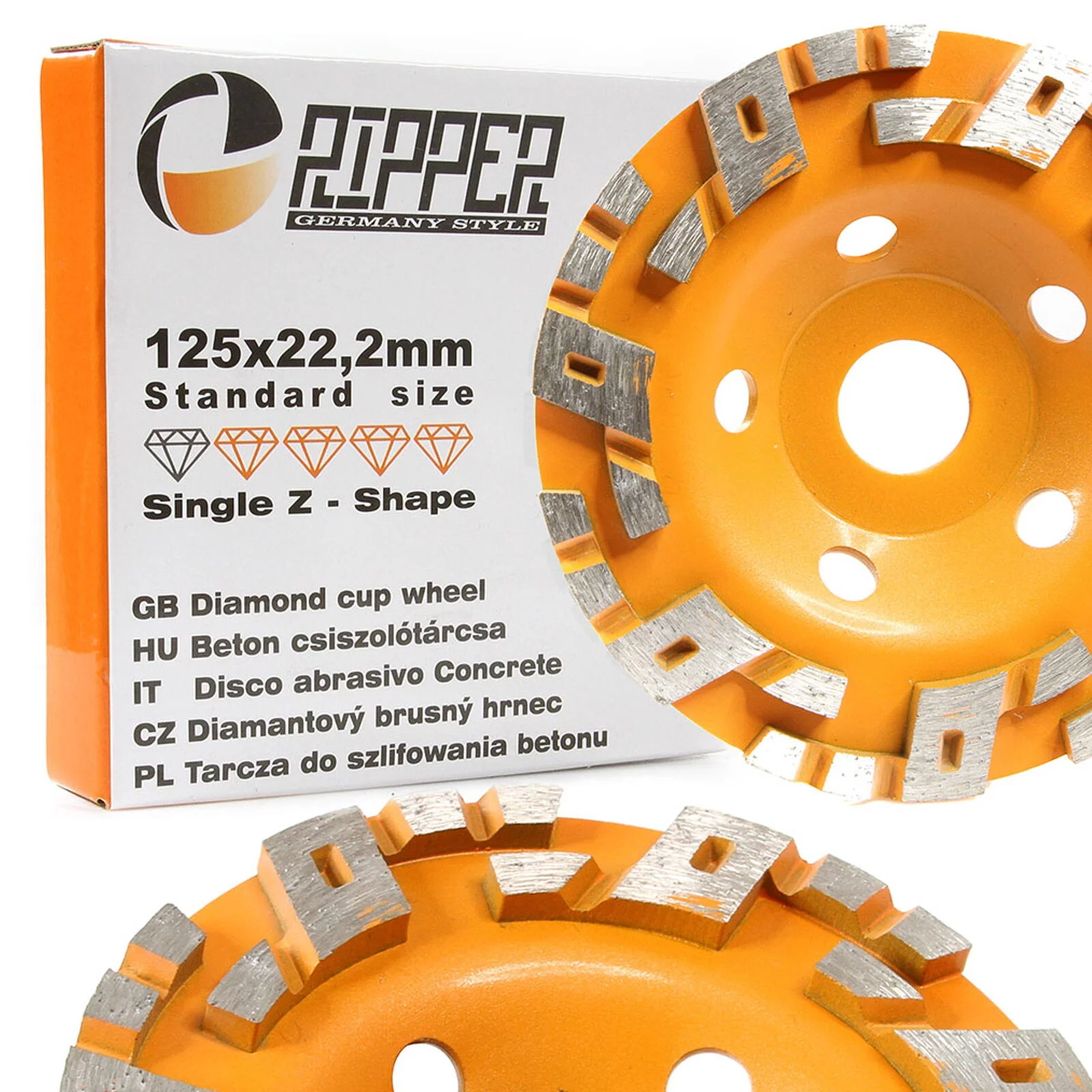 TARCZA DO SZLIF. BETONU SINGLE Z-SHAPE 125mm