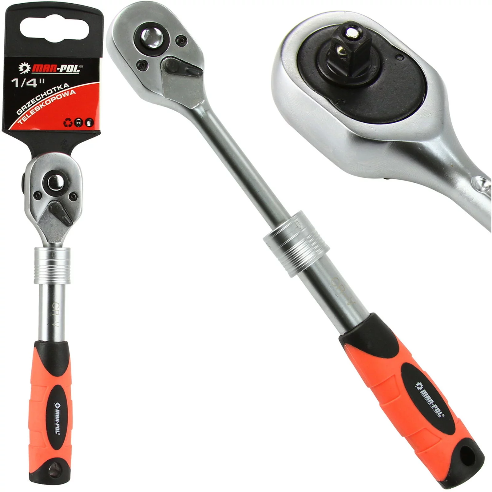 GRZECHOTKA 1/4" teleskopowa