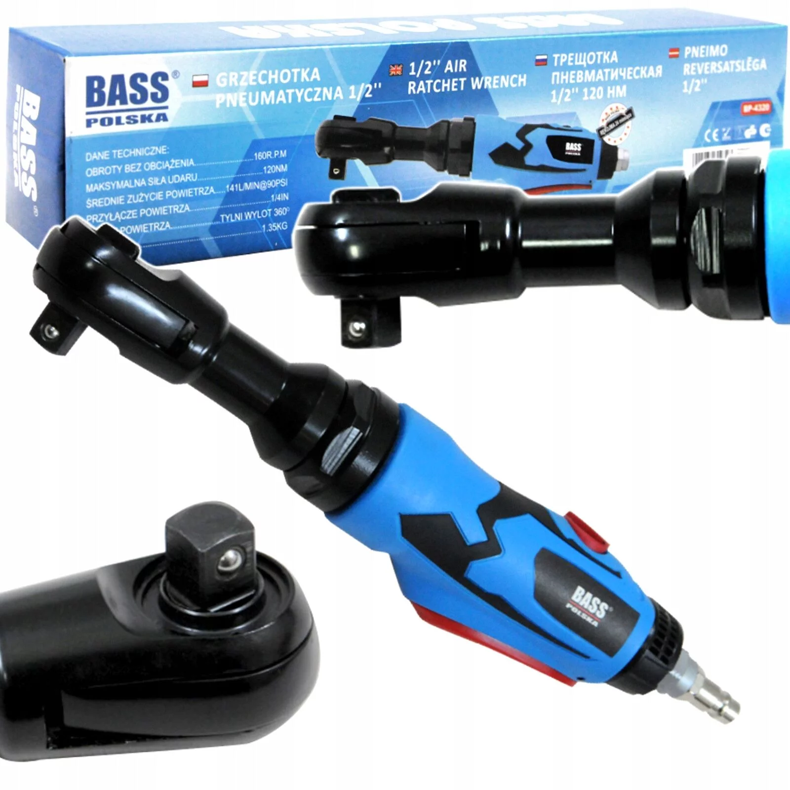 GRZECHOTKA PNEUMATYCZNA 1/2'' 120NM