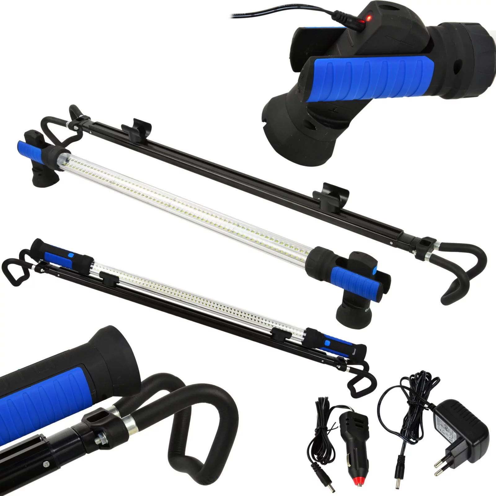 Lampa warsztatowa pod maskę 120LED 1,2-1,95m(4)