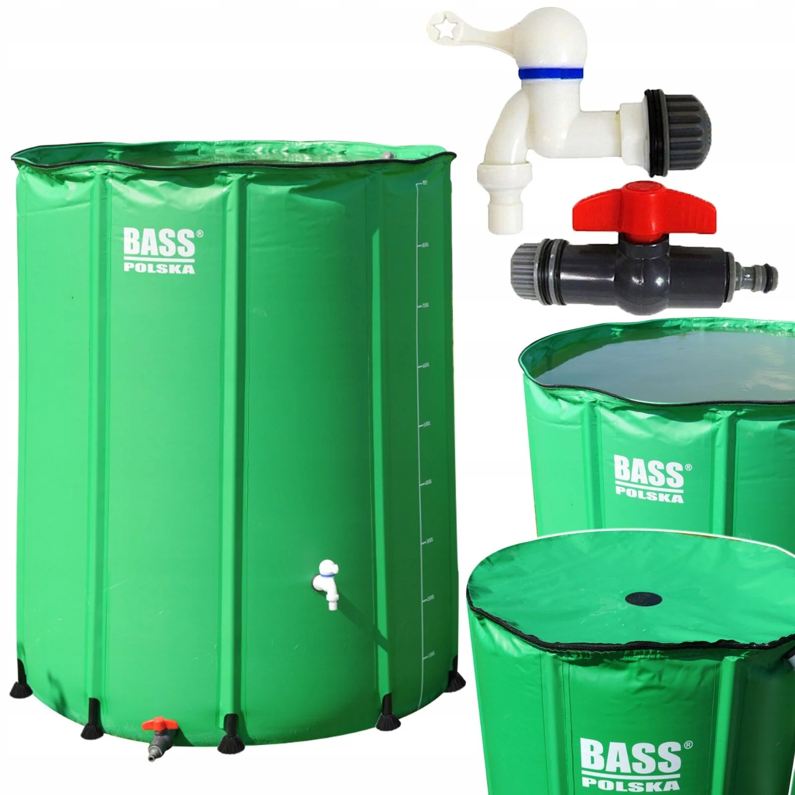 ZBIORNIK NA WODĘ ( deszczówkę ) 1000L ZIELONY