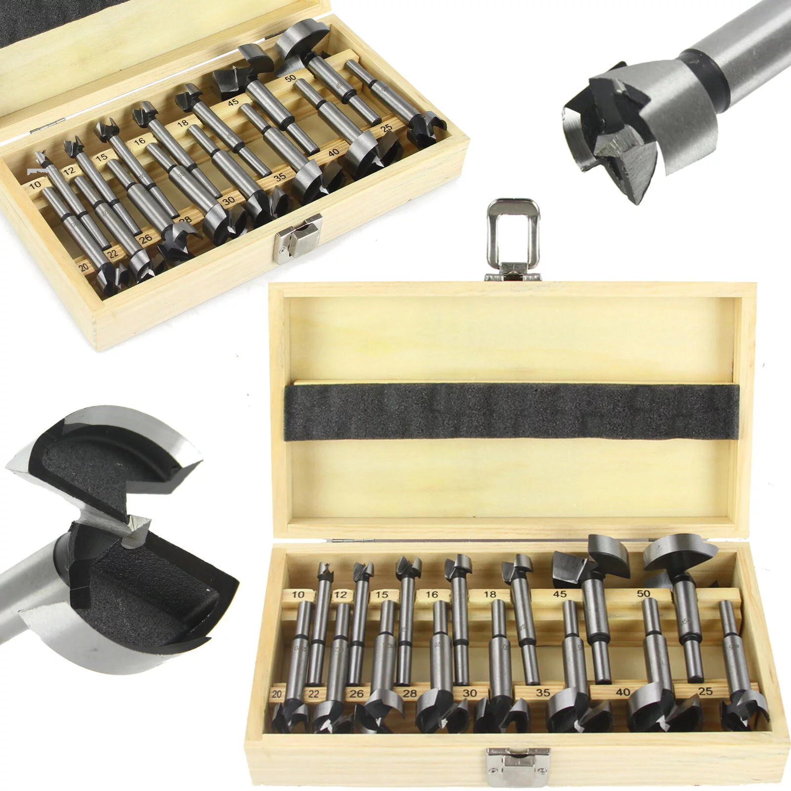 FREZY SĘKOWNIKI SEDNIKI zestaw 10-50mm