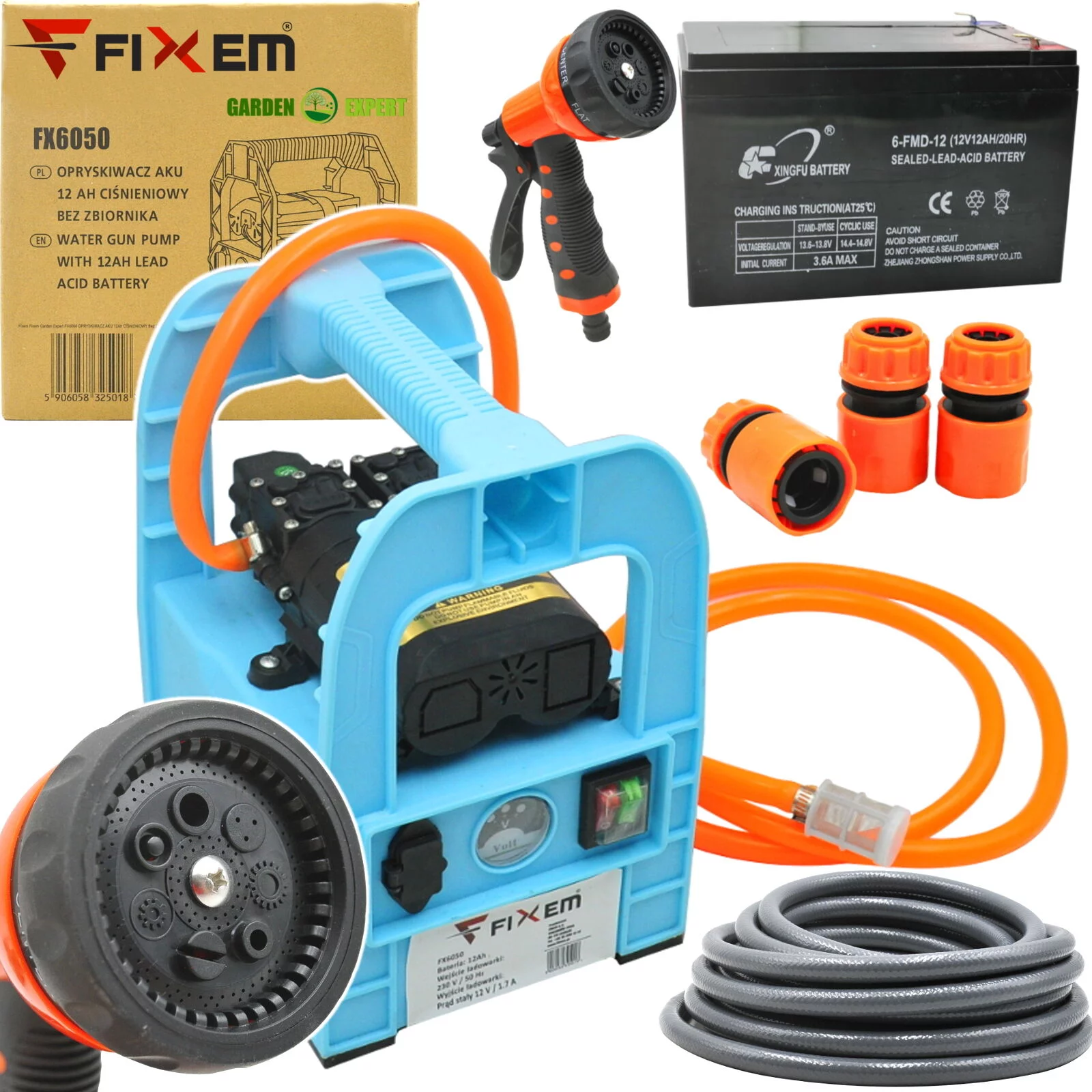 OPRYSKIWACZ AKU 12Ah CIŚNIENIOWY bez ZBIORNIKA