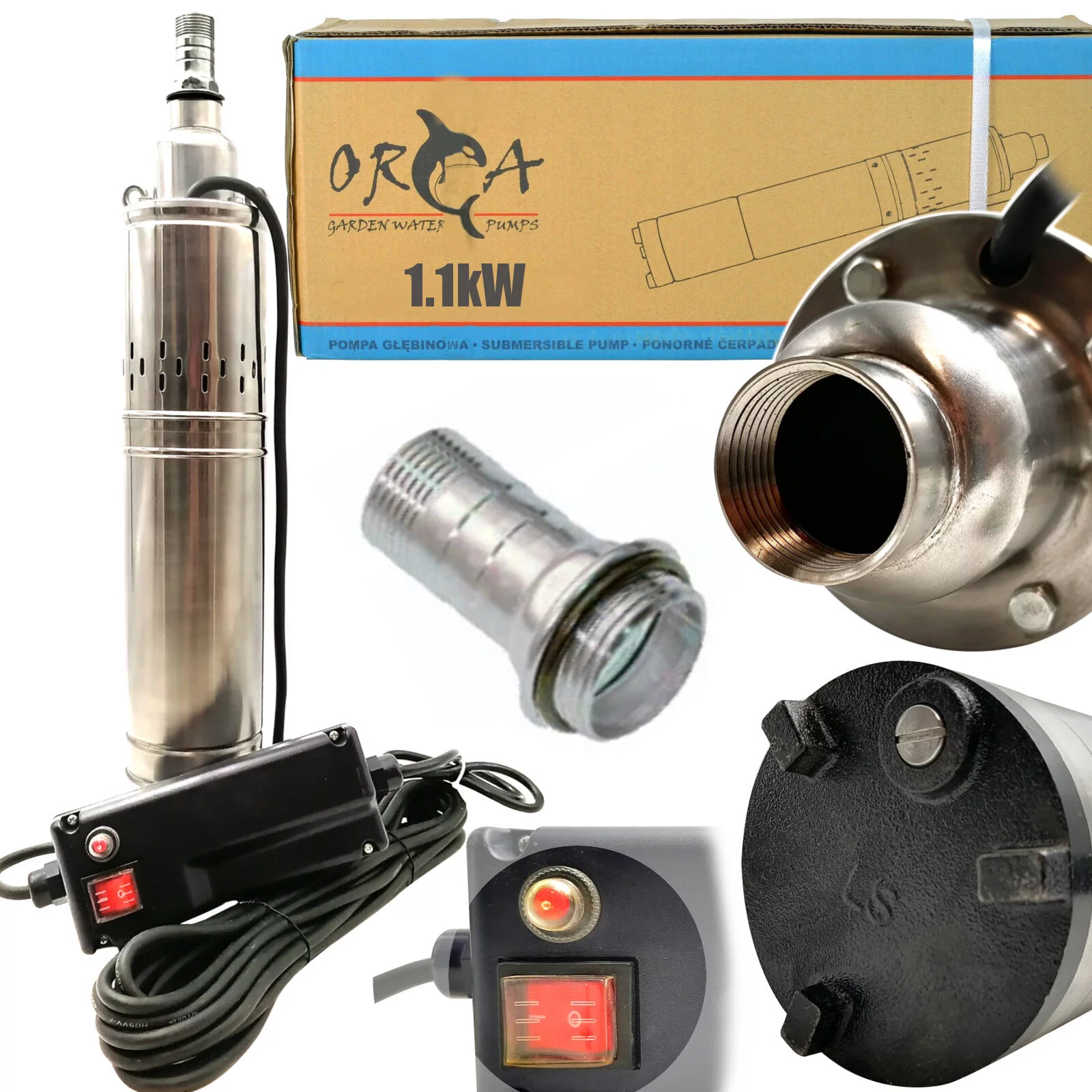 POMPA GŁĘBINOWA QGD-1,5-120-1,1