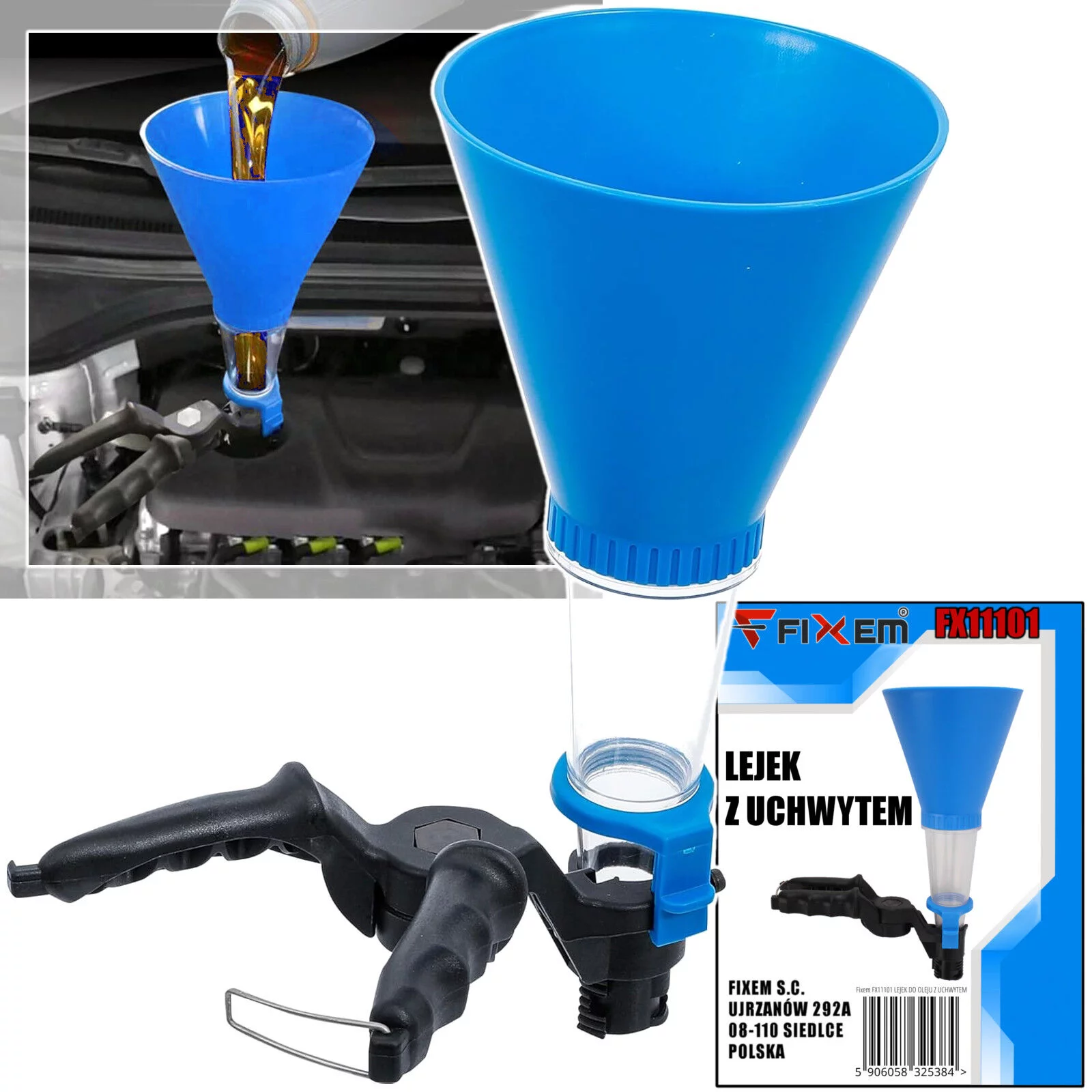 LEJEK Z UCHWYTEM DO OLEJU