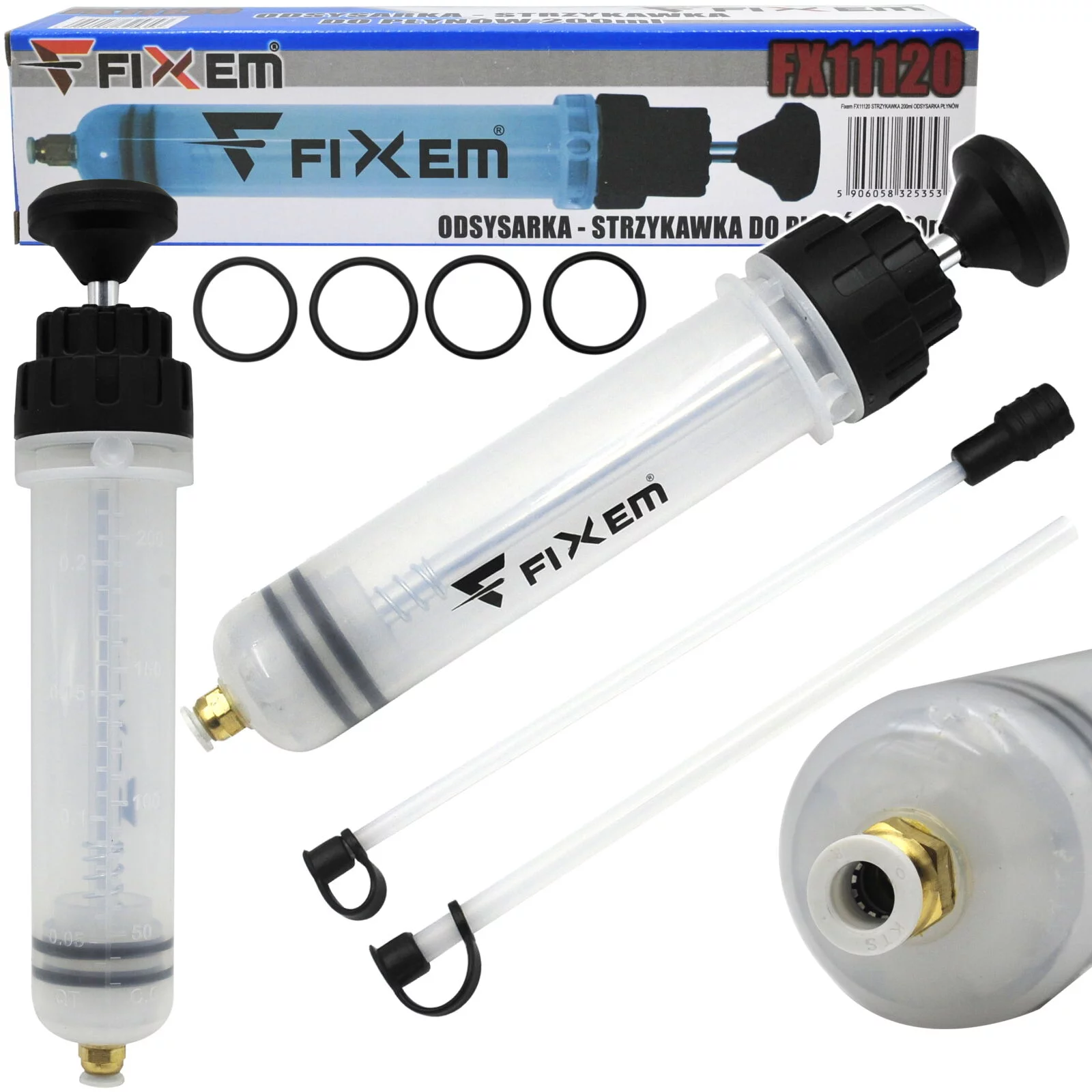 STRZYKAWKA 200ml ODSYSARKA PŁYNÓW