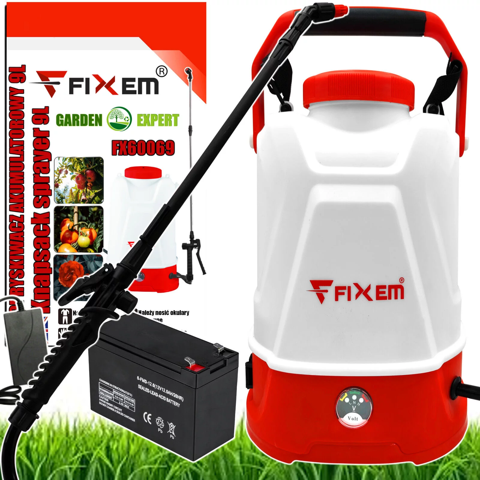 OPRYSKIWACZ AKUMULATOROWY 9L