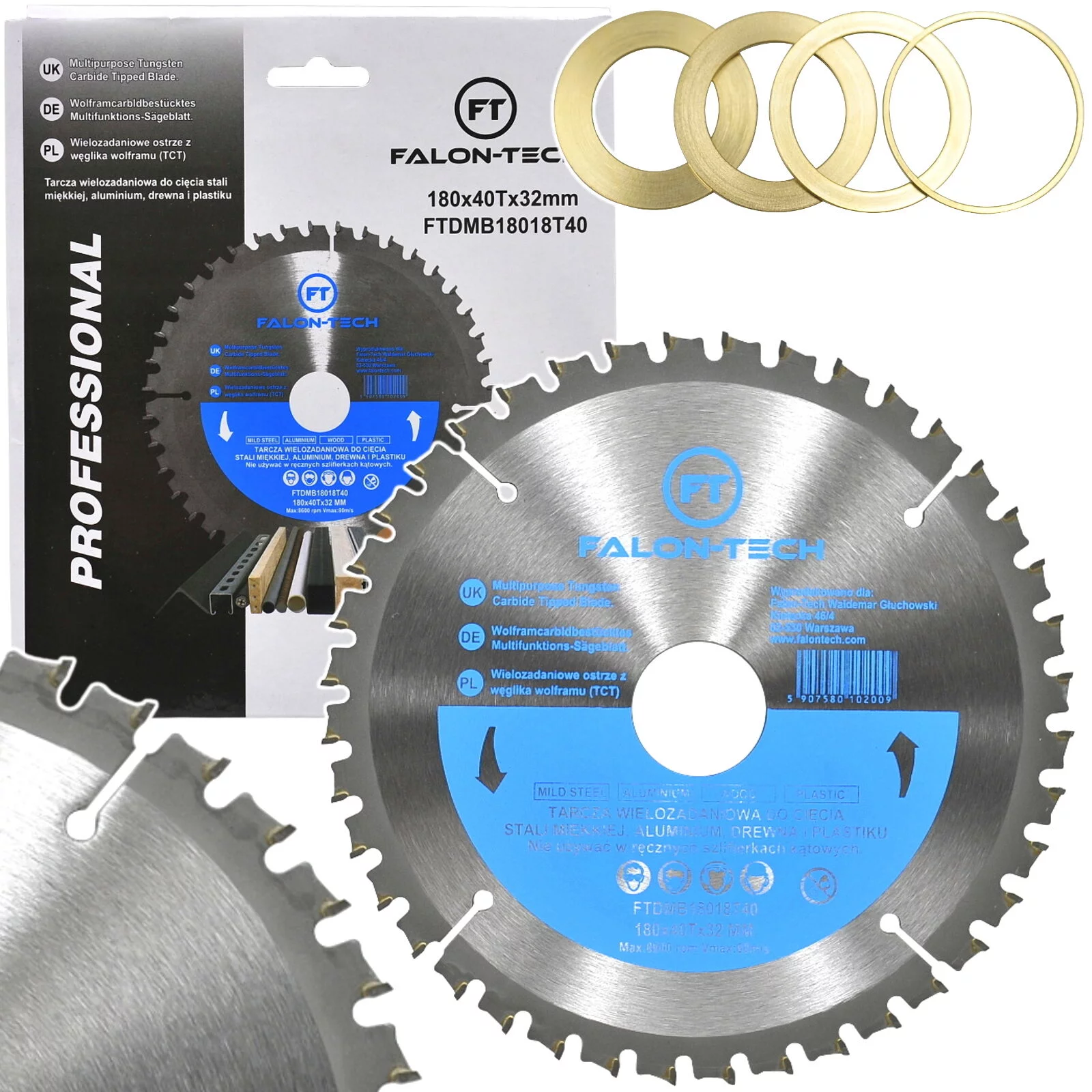 TARCZA 180x32 40z PIŁA WIDIOWA WIELOZAD. 180mm
