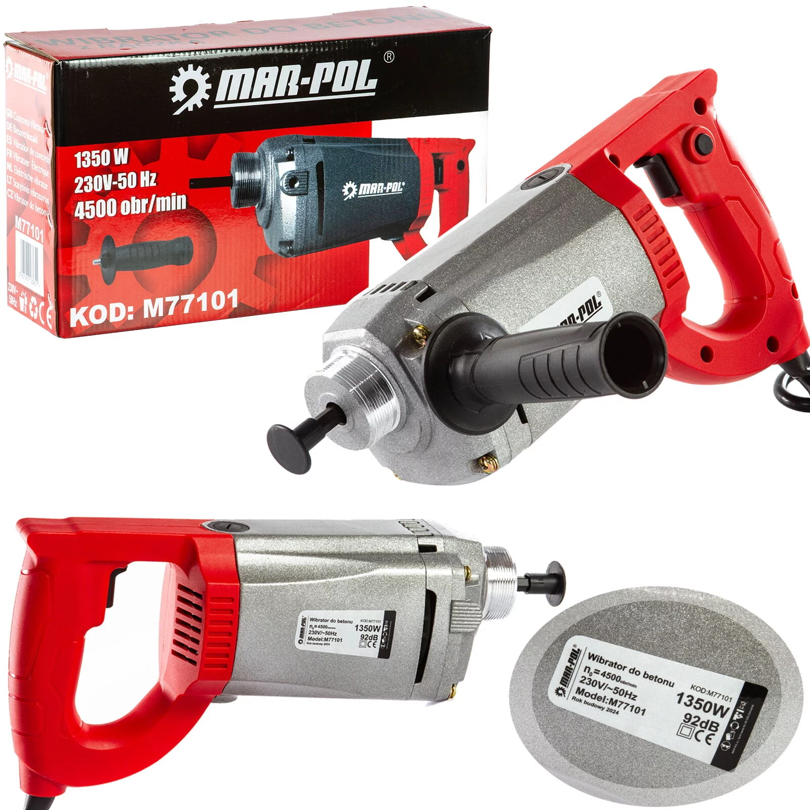 WIBRATOR DO BETONU - SILNIK M77101