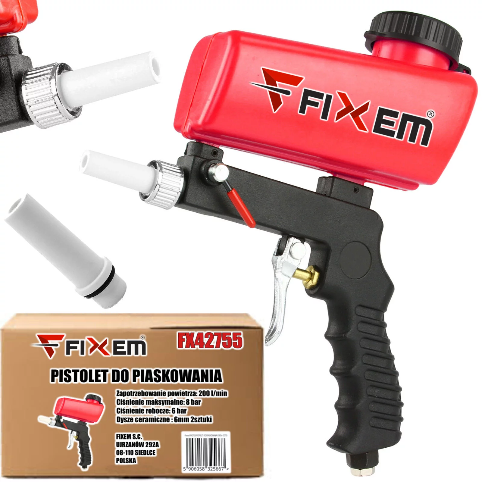 PISTOLET DO PIASKOWANIA FIXEM 42755