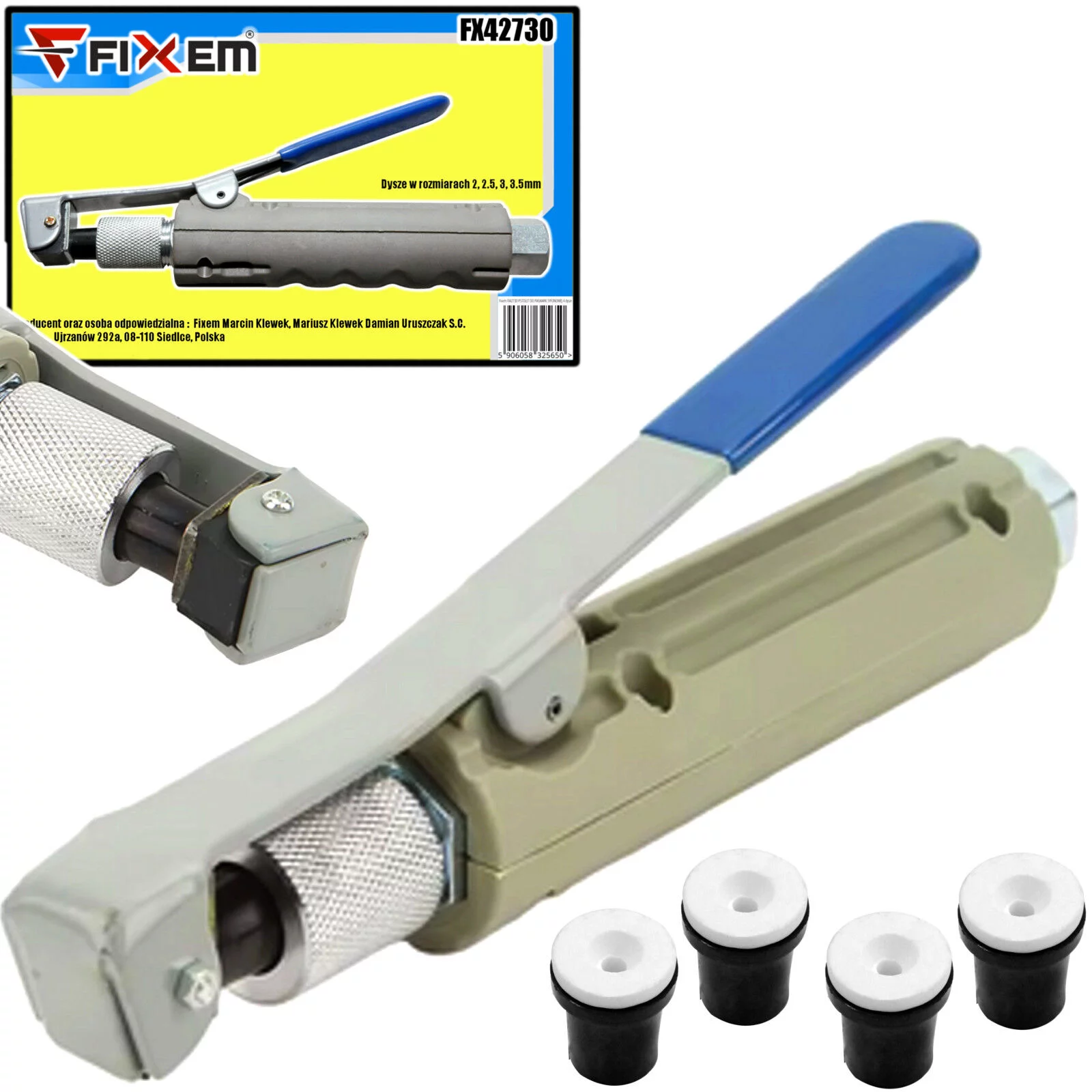 PISTOLET DO PIASKARKI SYFONOWEJ 4 dysze