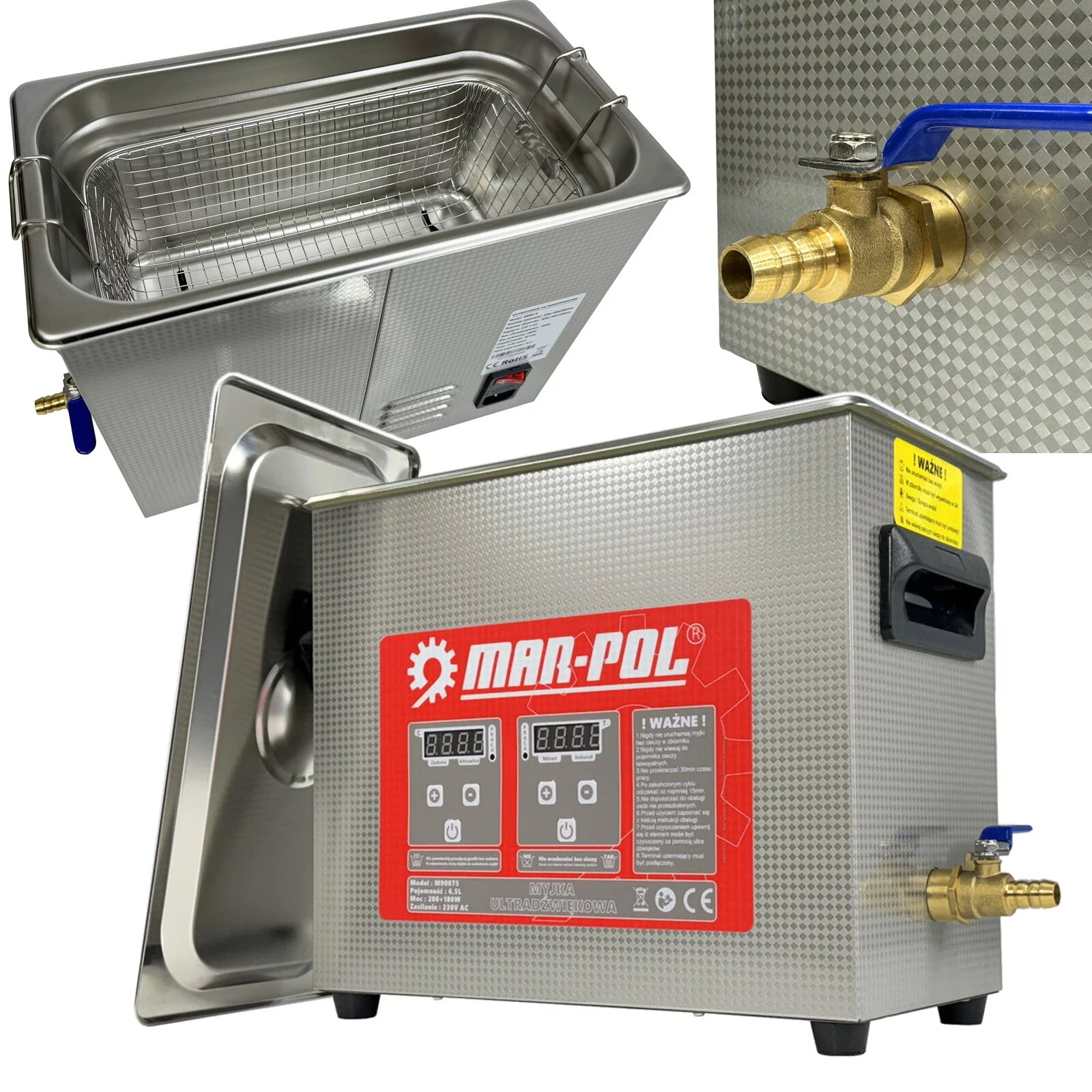 MYJKA ULTRADŹWIĘKOWA 6,5L