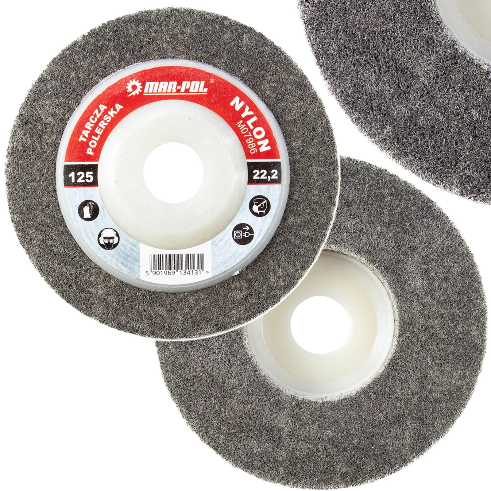 Tarcza polerska z włókniną 125mm