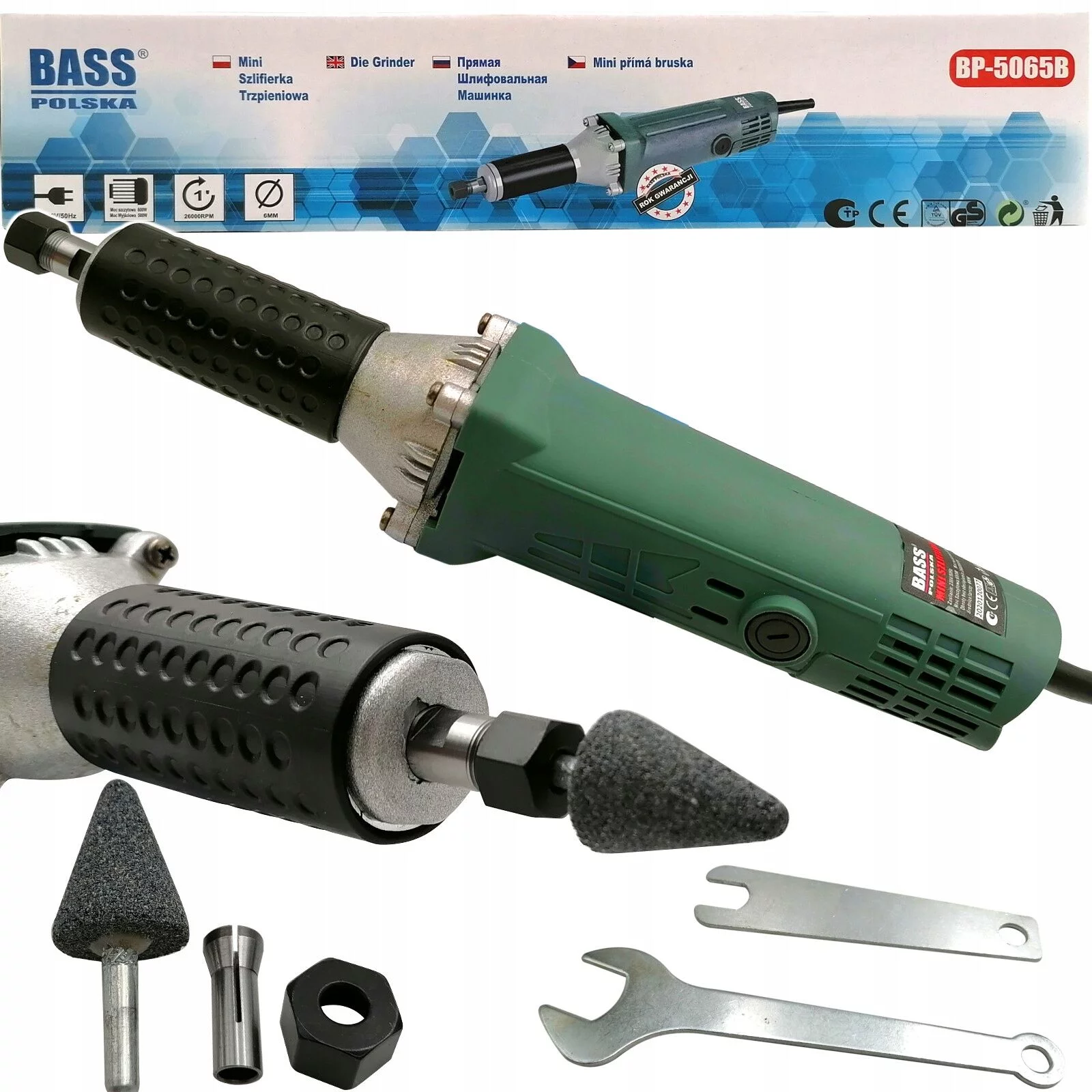 SZLIFIERKA PROSTA TRZPIENIOWA 600W 6MM