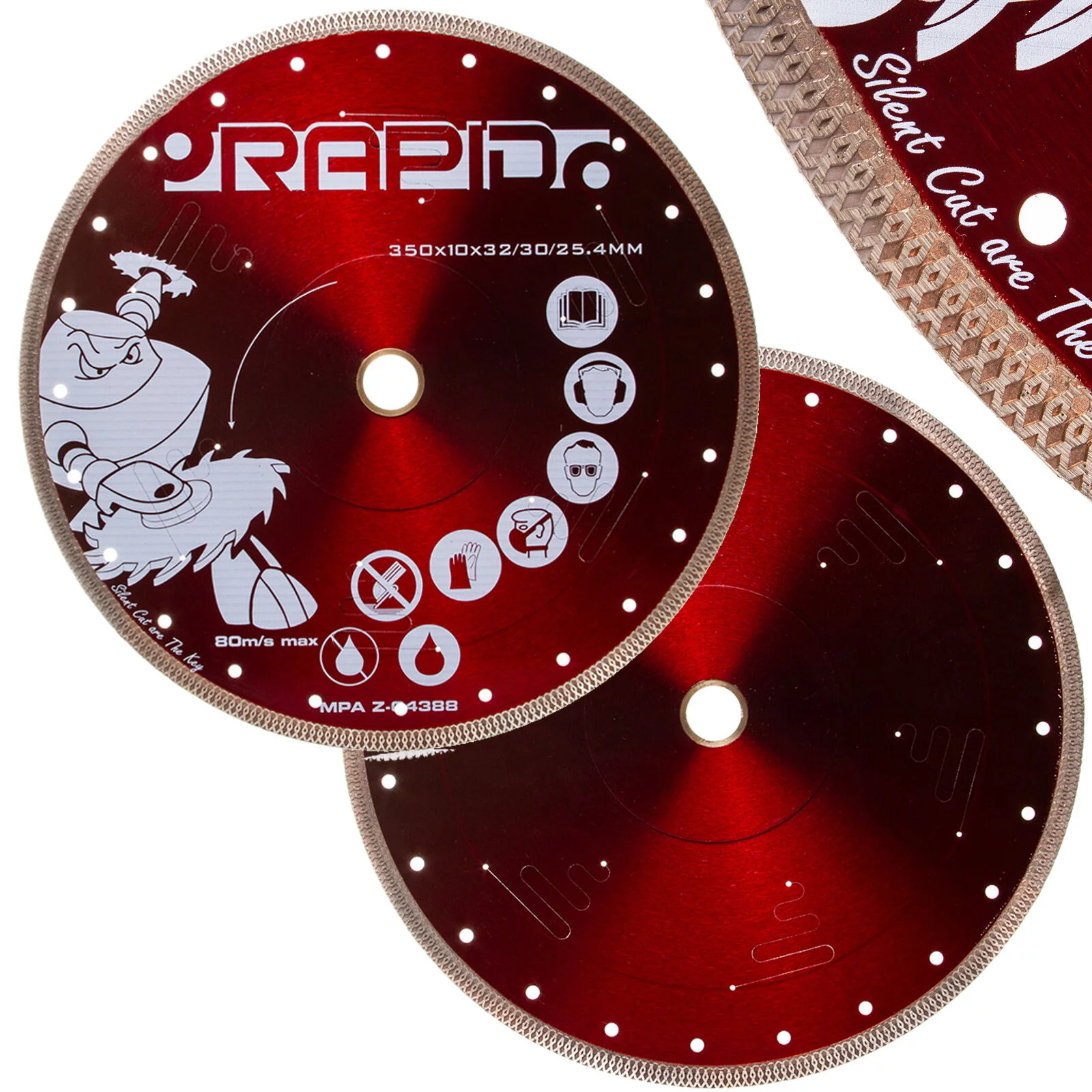 TARCZA DIAMENTOWA 350x32/30/25,4mm Rapid RED