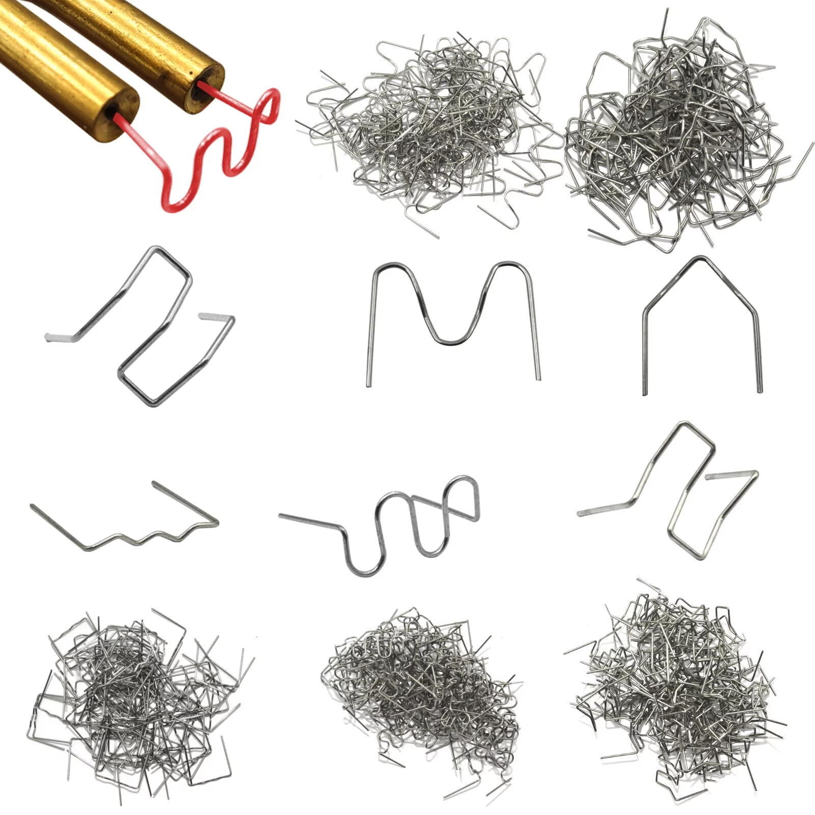 ZESTAW ZSZYWEK DO PLASTIKU 800szt.