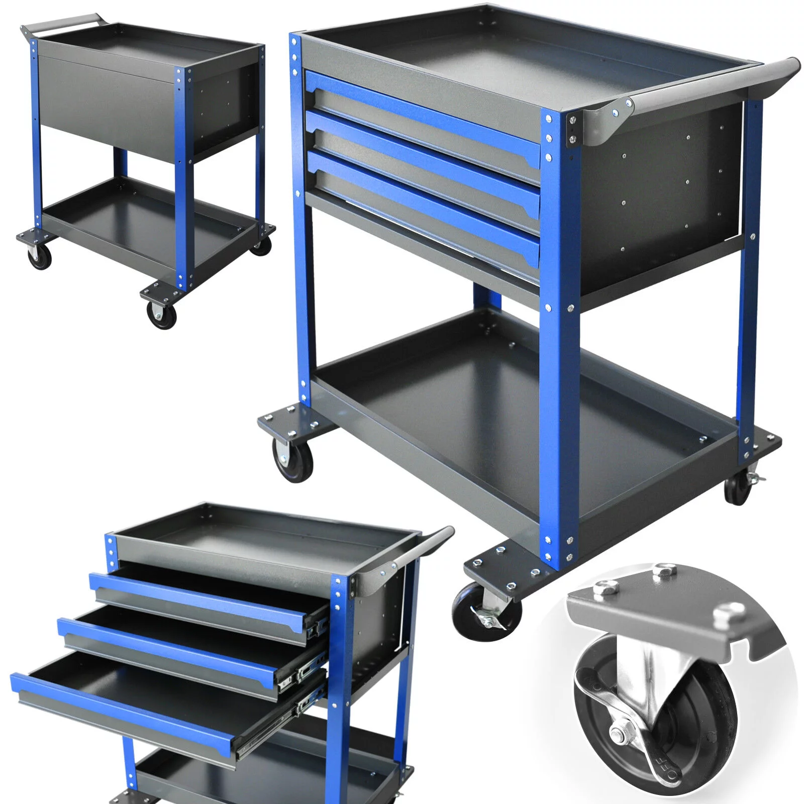 WÓZEK WARSZTATOWY 3 SZUFLADY