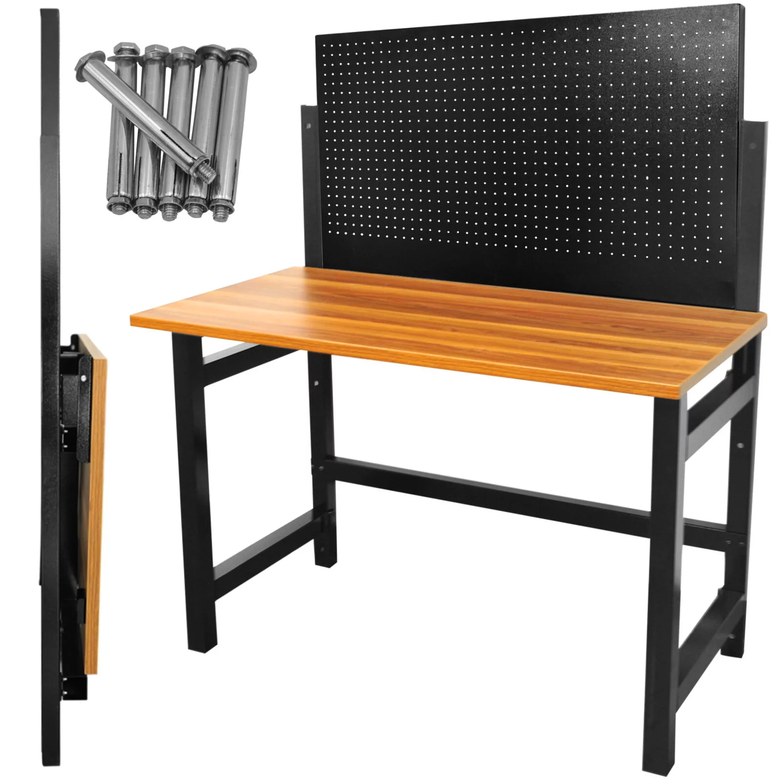 STÓŁ WARSZTATOWY Z TABLICĄ 120X64X144