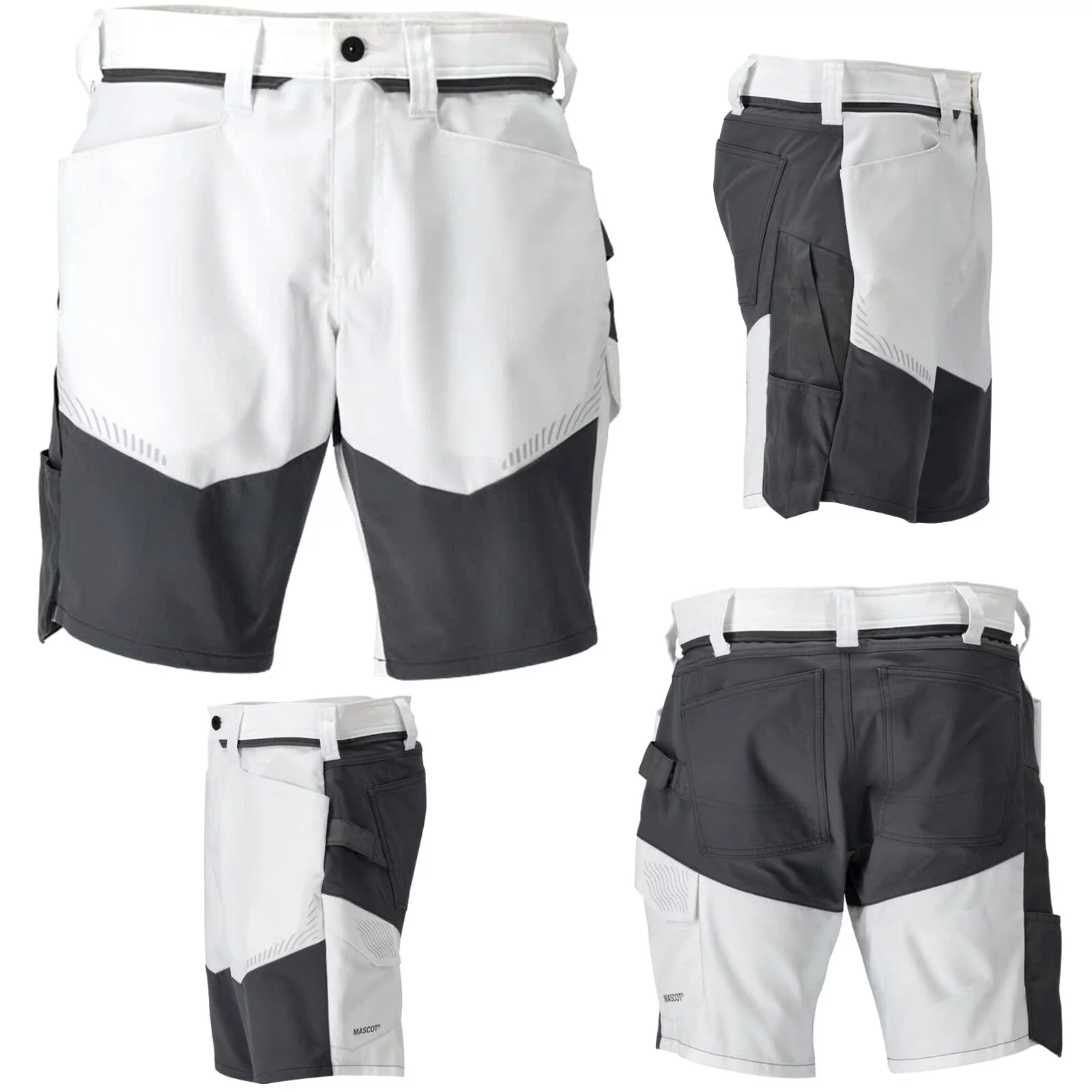 SPODENKI ROBOCZE WHITE/STONE C48