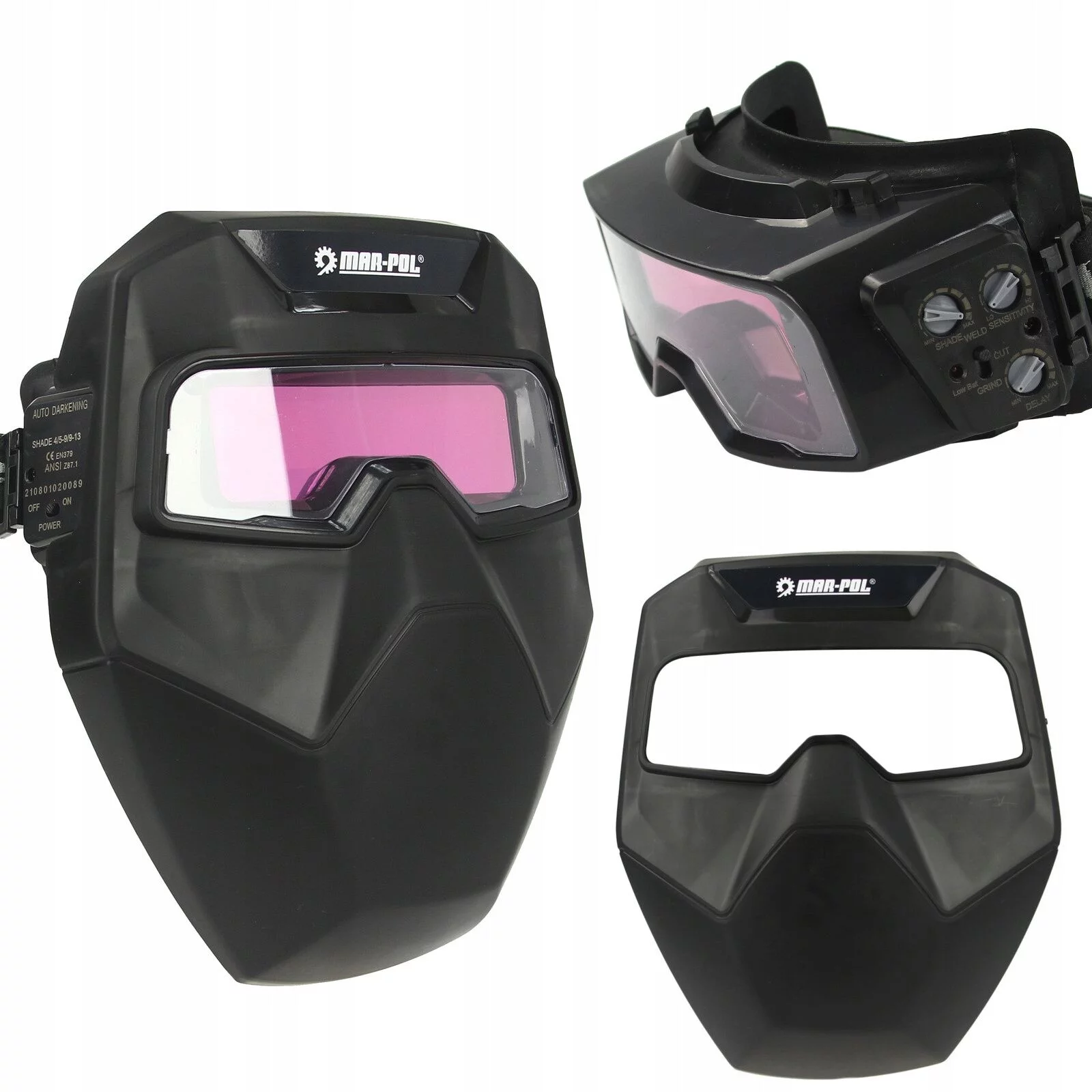 MASKA OKULARY GOGLE SAMOŚCIEMNIAJĄCE