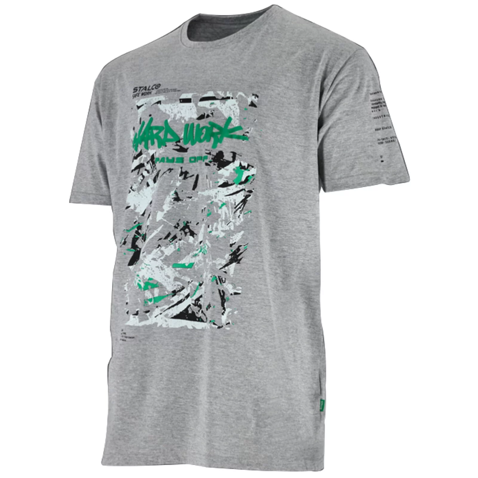 T-shirt męski BONO PAINTER szary S STALCO S0906960