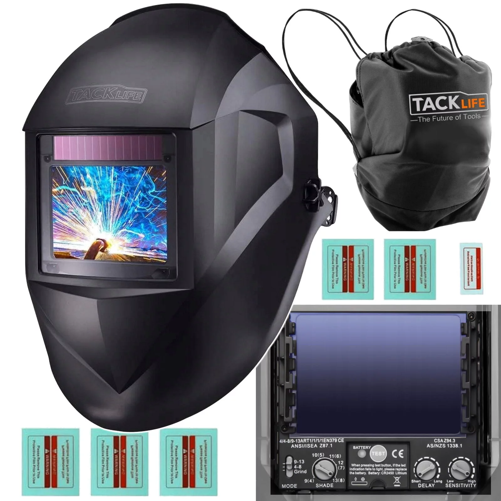 MASKA SPAWALNICZA PRZYŁBICA PAH03D TACKLIFE