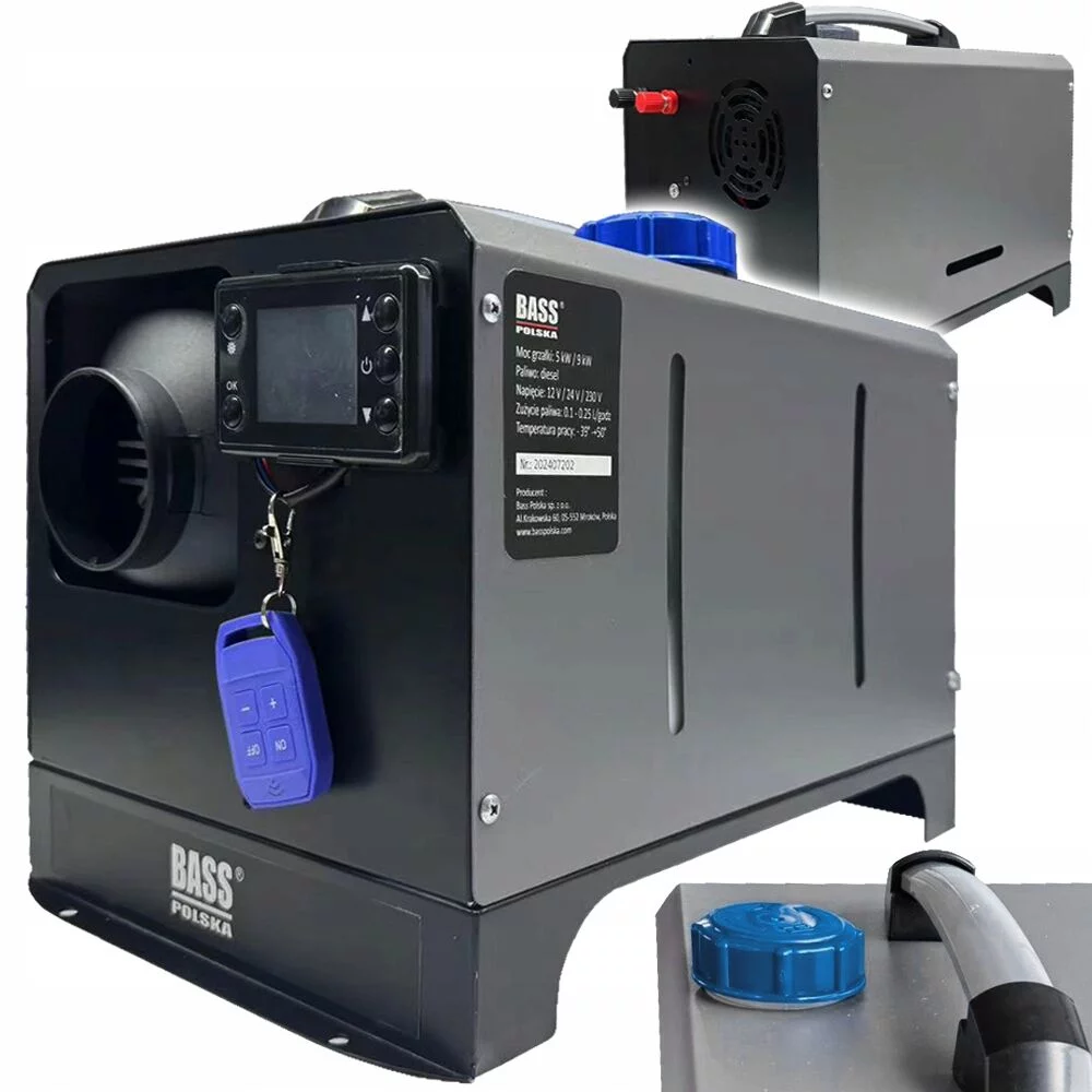 NAGRZEWNICA SAMOCHODOWA 12 / 230V z Wi-Fi