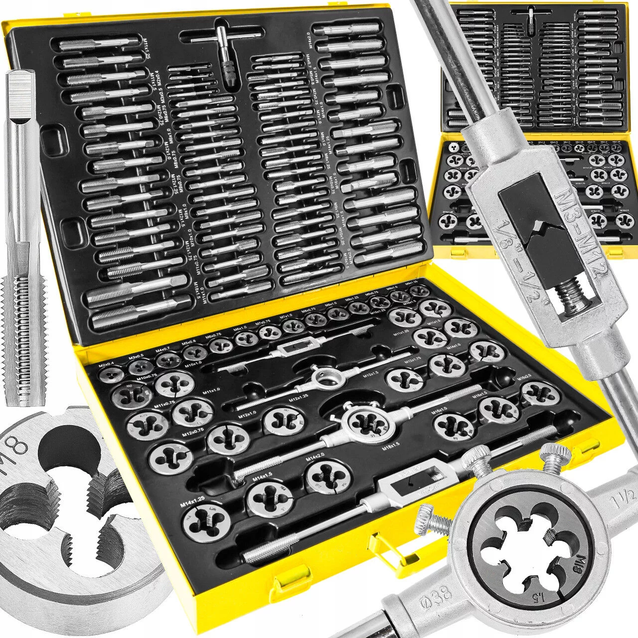 KPL. 110SZT GWINTOWNIKI I NARZYNKI Notig