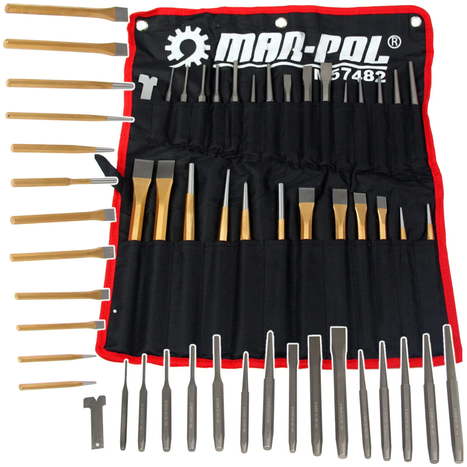 ZESTAW WYBIJAKÓW I DŁUT | 28el.