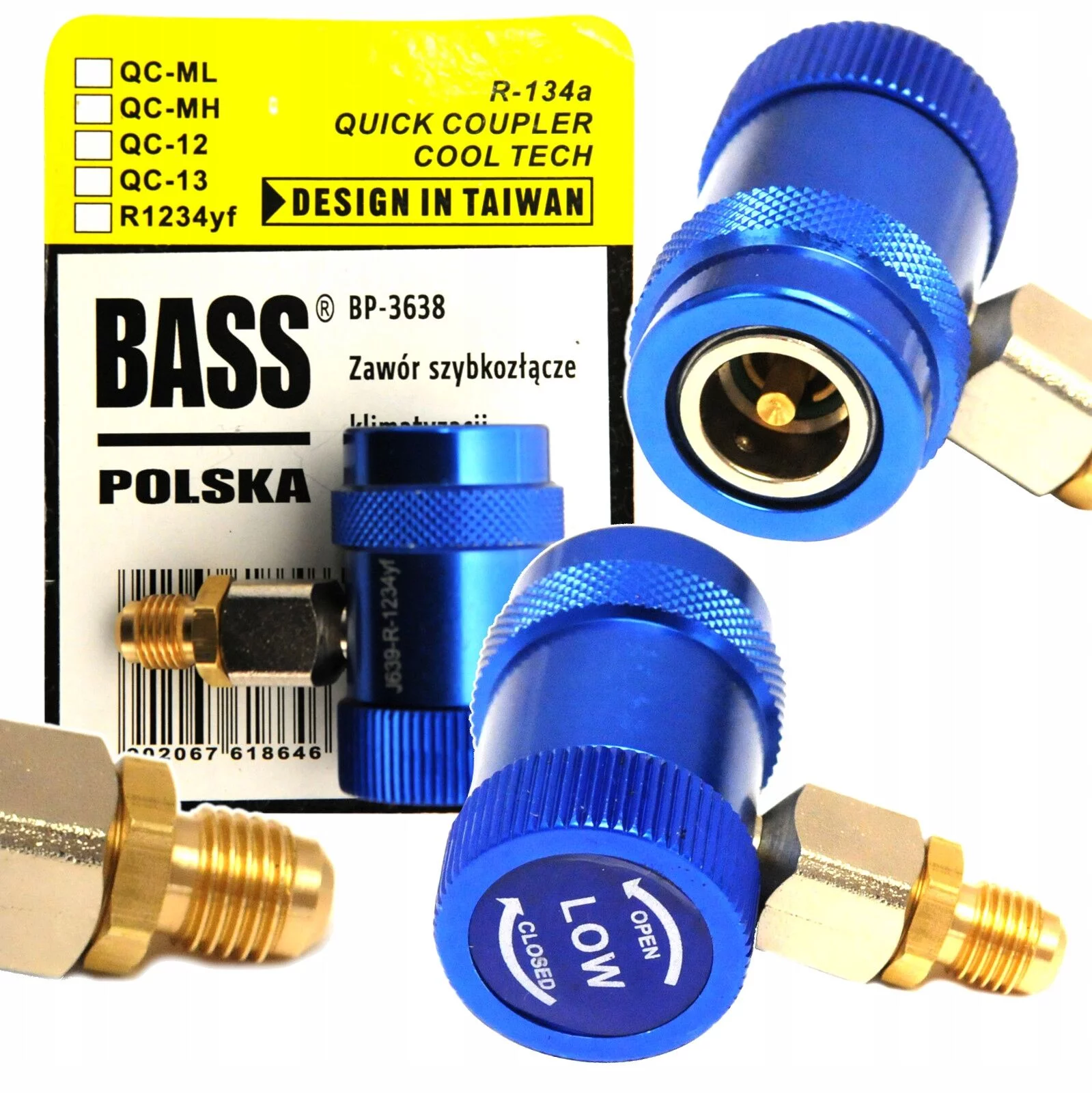 ZAWÓR SZYBKOZŁĄCZE KLIMATYZACJI R1234yf N LowP