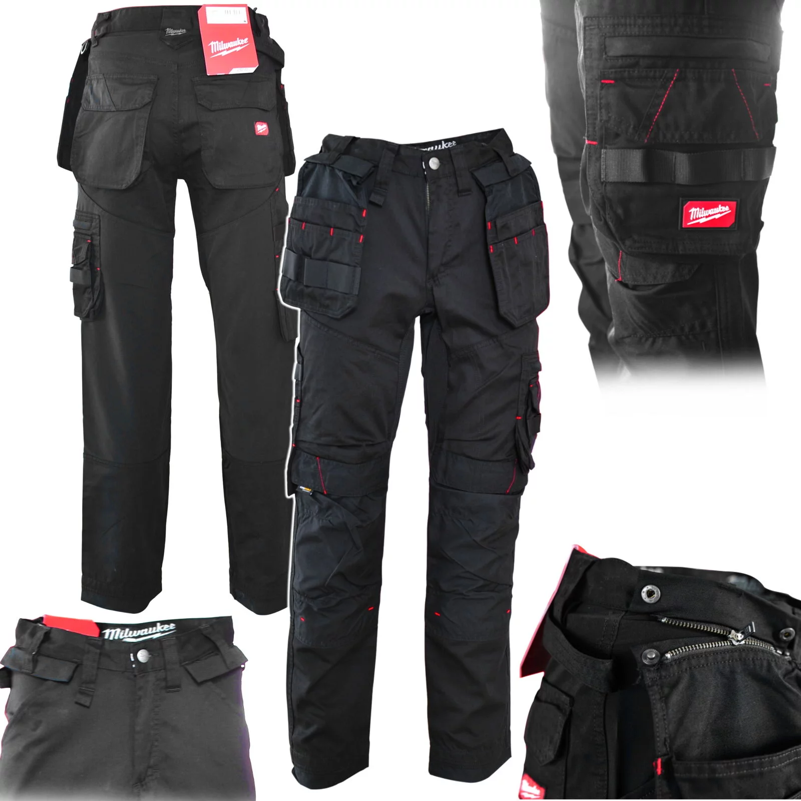 SPODNIE ROBOCZE rozm 52 CZARNE Milwaukee