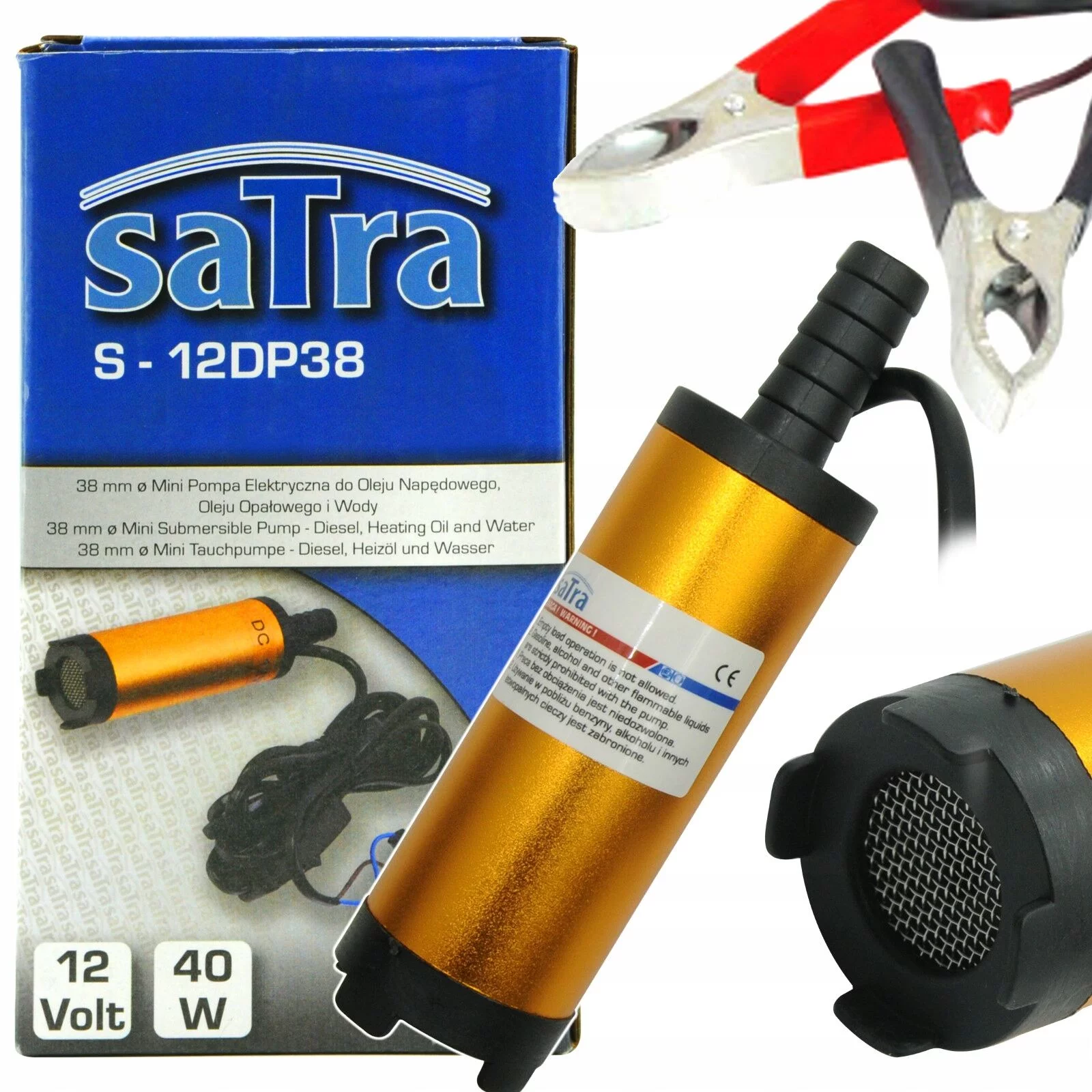 POMPKA 12V 38mm DO OLEJU