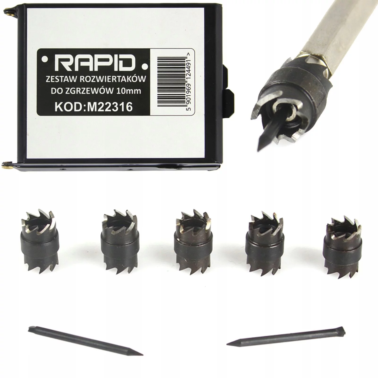 WIERTŁA ROZWIERTAKI DO ZGRZEWÓW 10mm zestaw