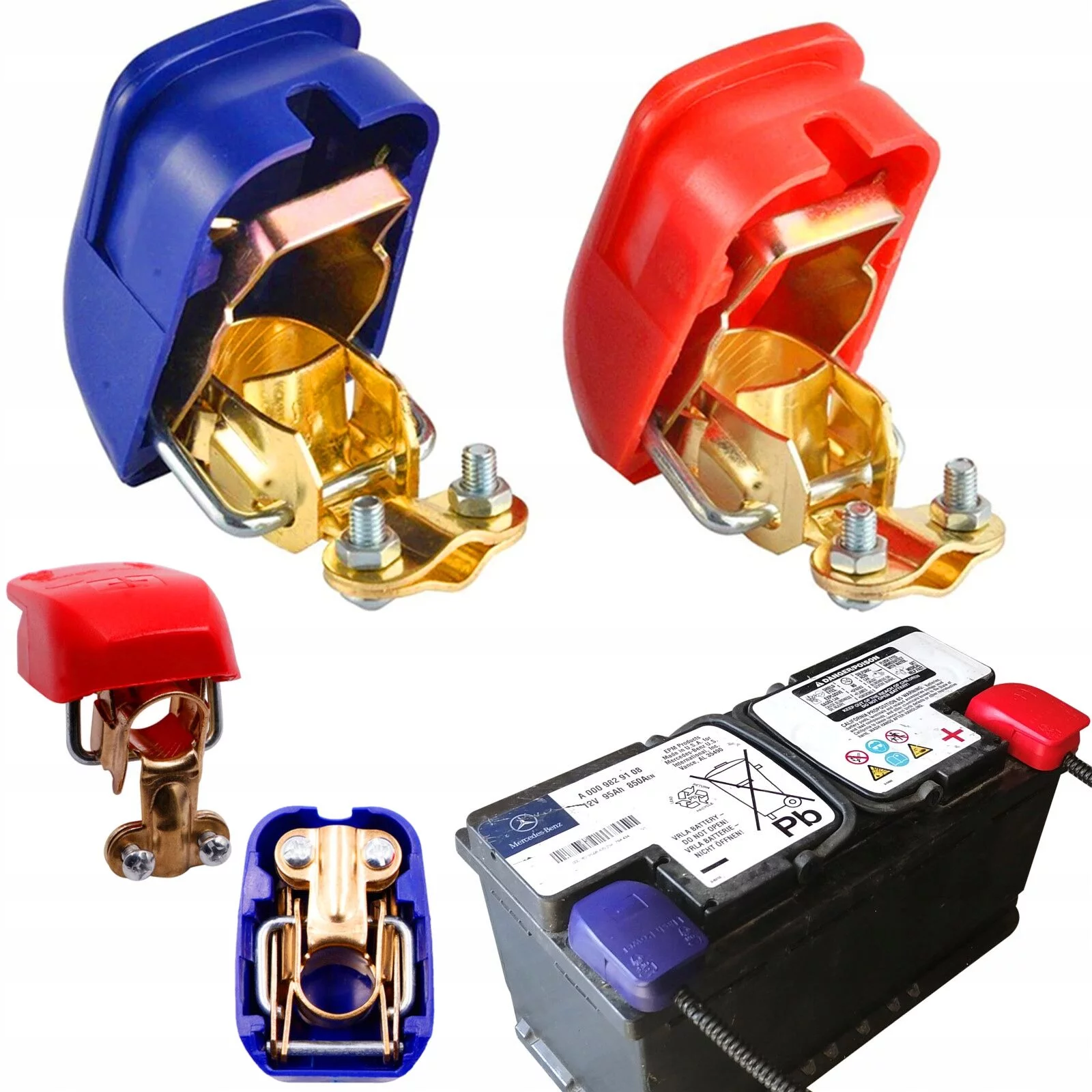 KLEMY AKUMULATORA SAMOZACISKOWE S-BC800A