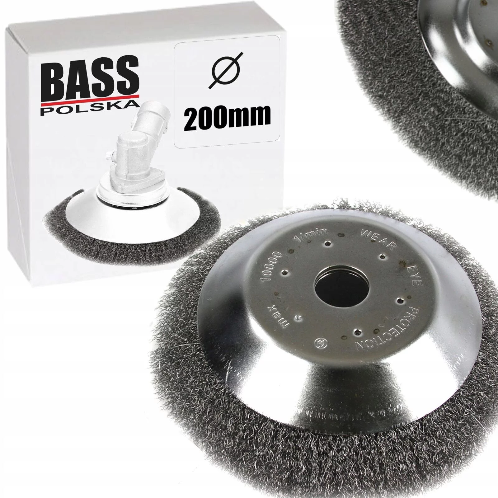 SZCZOTKA DRUCIANA MIEKKA DO KOSY SPALINOWEJ 200MM