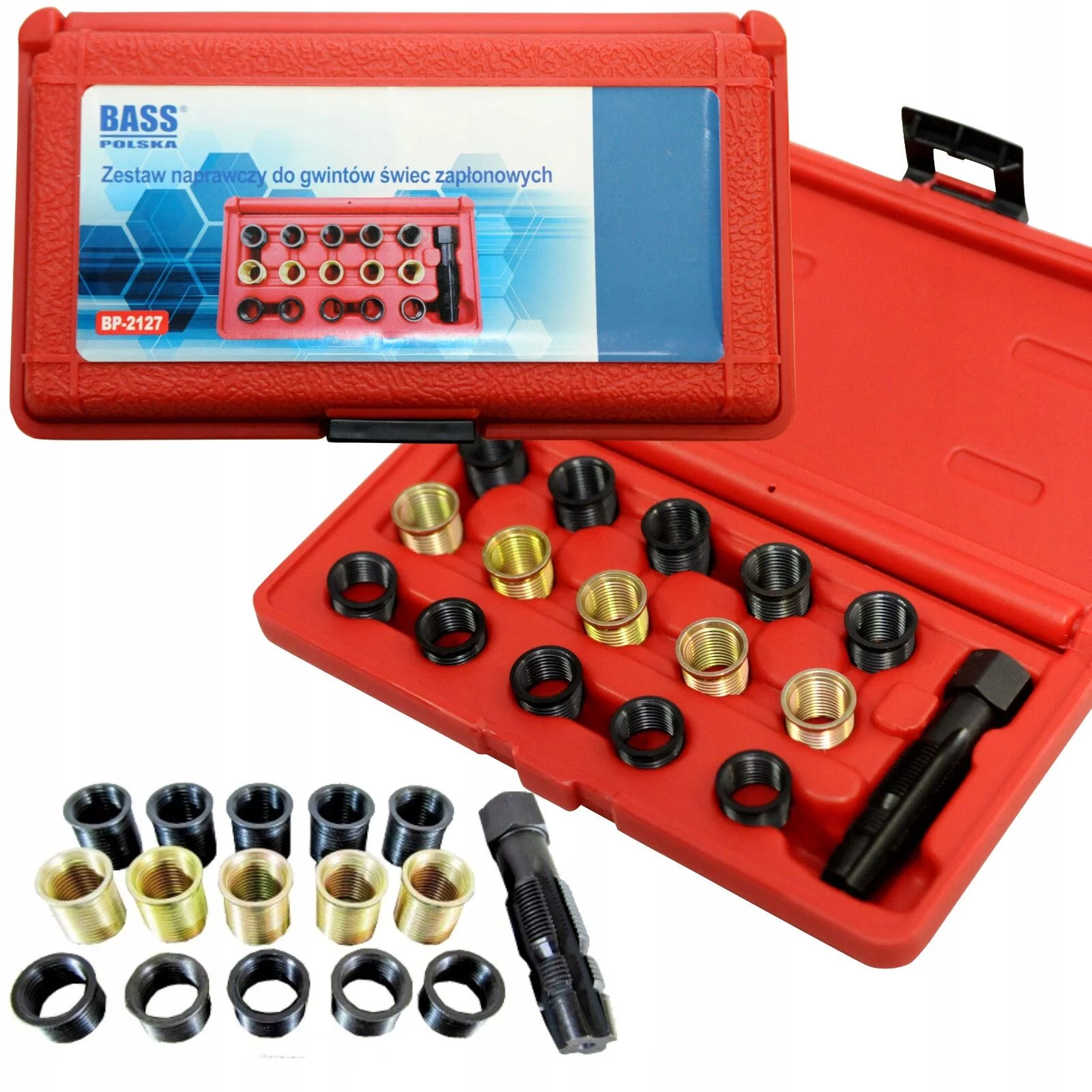 ZESTAW DO NAPRAWY GWINTÓW ŚWIEC ZAPŁONOWYCH