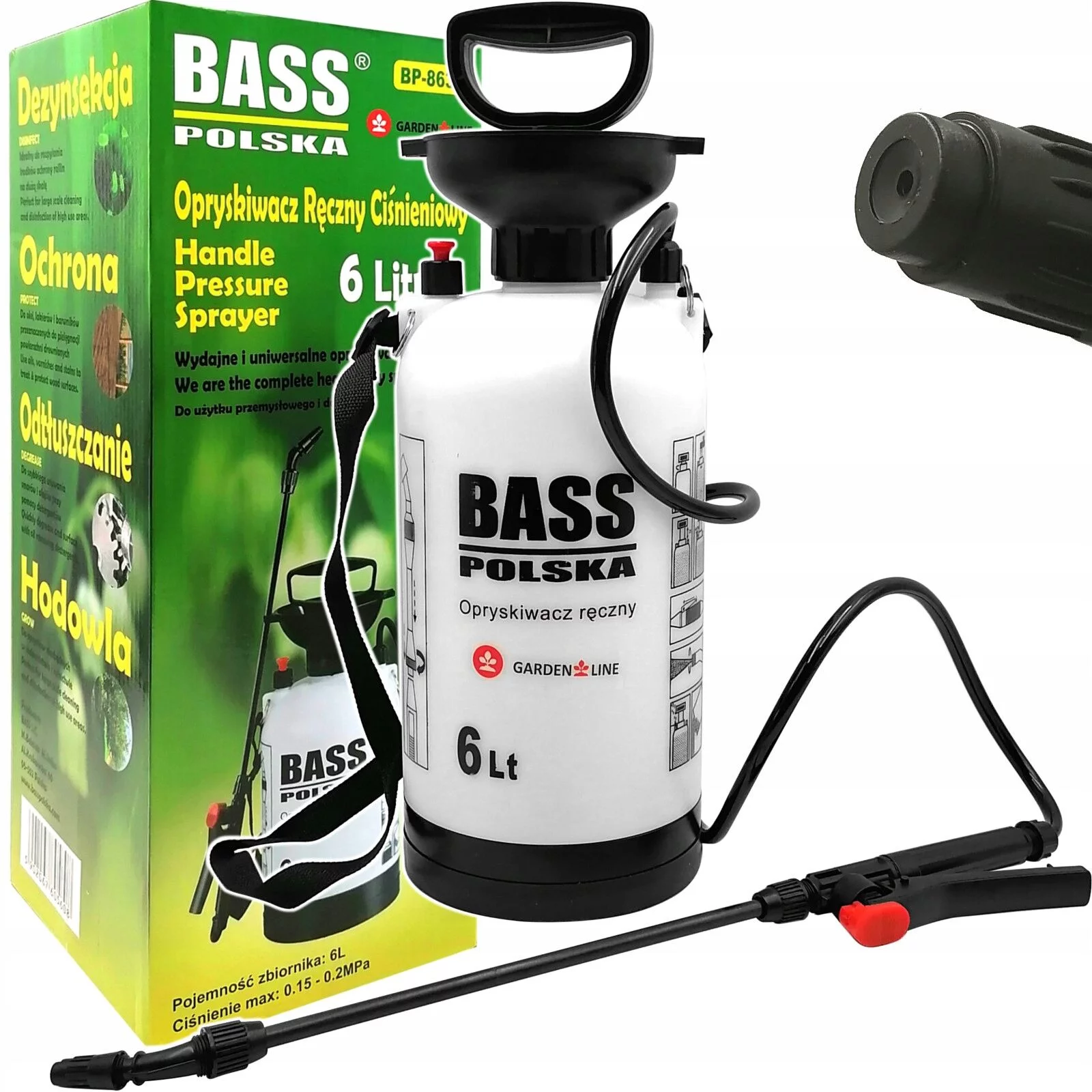 OPRYSKIWACZ RĘCZNY 6L 8636
